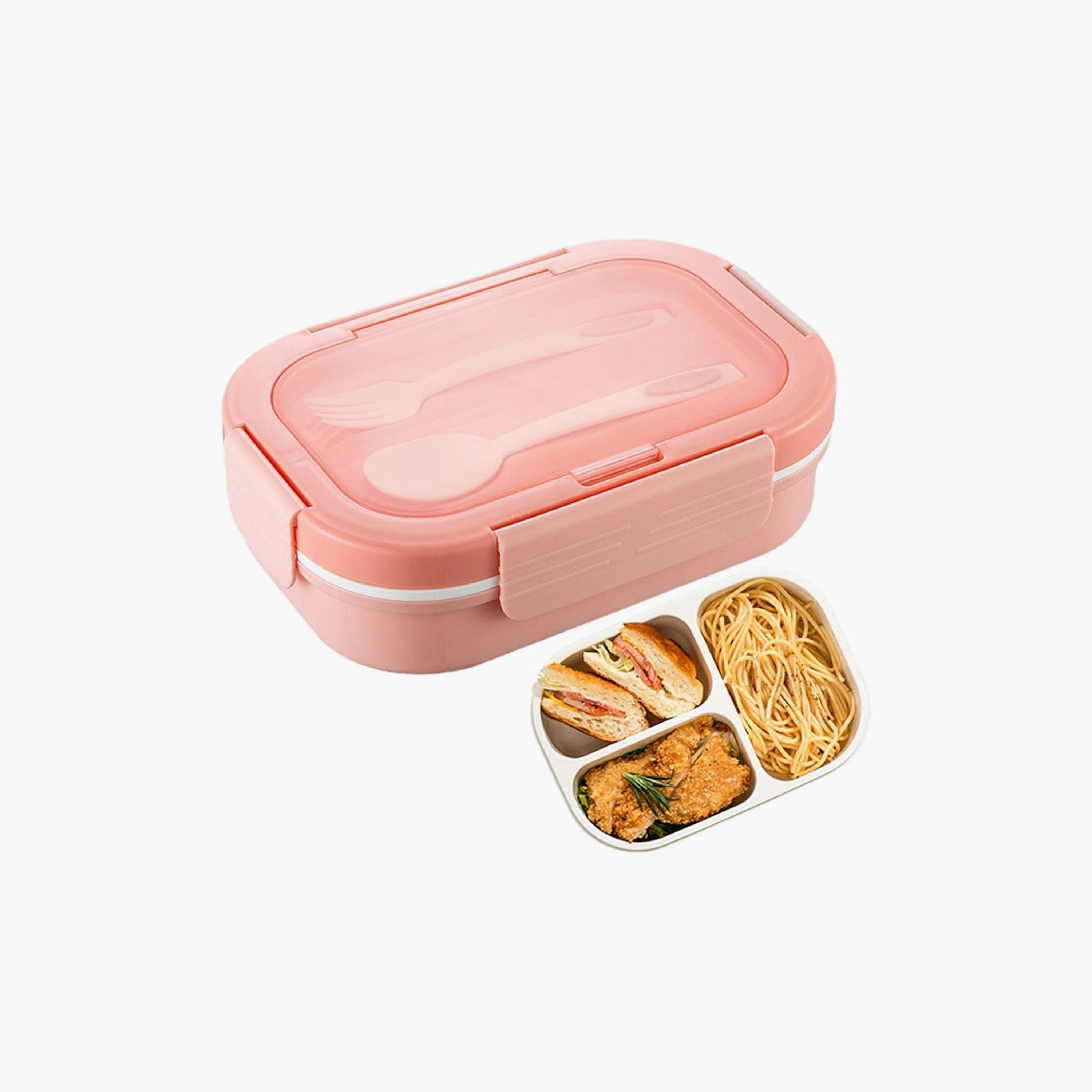 صندوق بينتو من طبقتين مع أدوات المائدة من ليتل أنجل-school-lunchessentials-lunchboxes-image-2