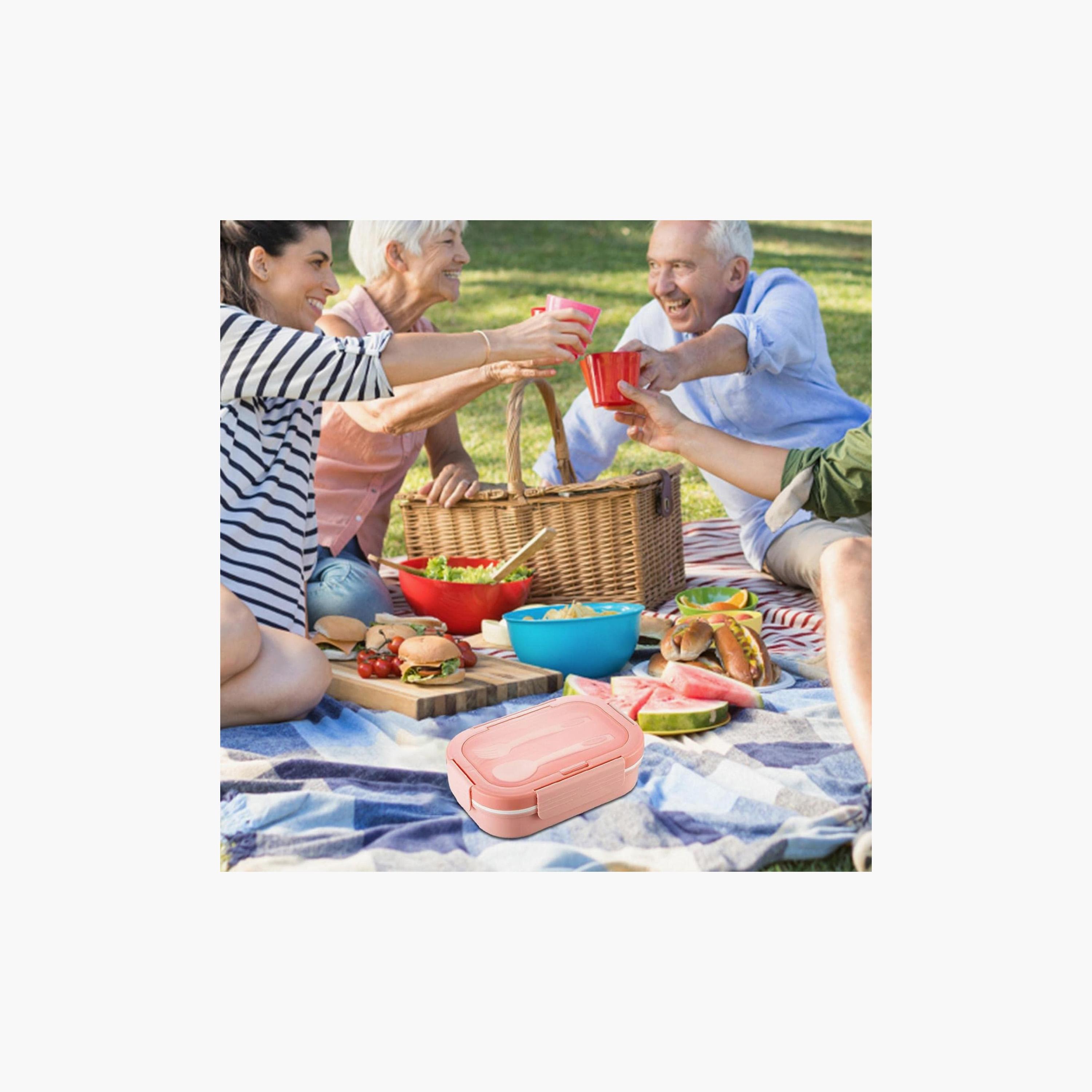 صندوق بينتو من طبقتين مع أدوات المائدة من ليتل أنجل-school-lunchessentials-lunchboxes-image-5