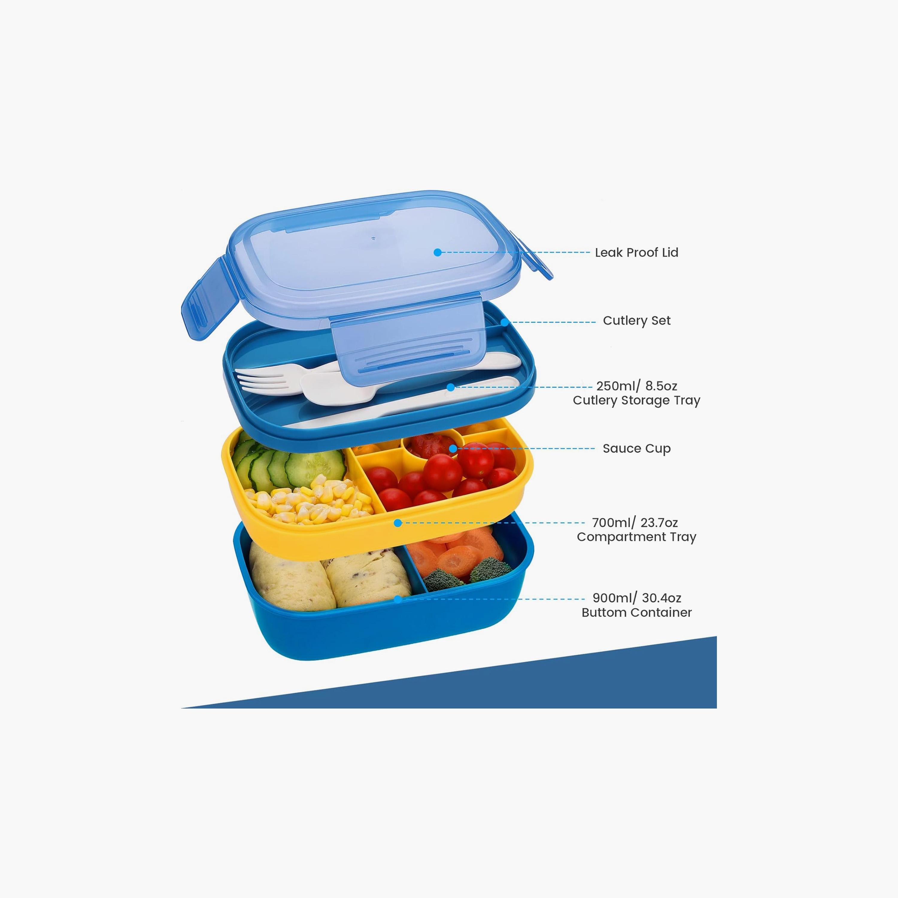 صندوق بينتو من 3 طبقات مع أدوات المائدة من ليتل أنجل-school-lunchessentials-lunchboxes-image-4