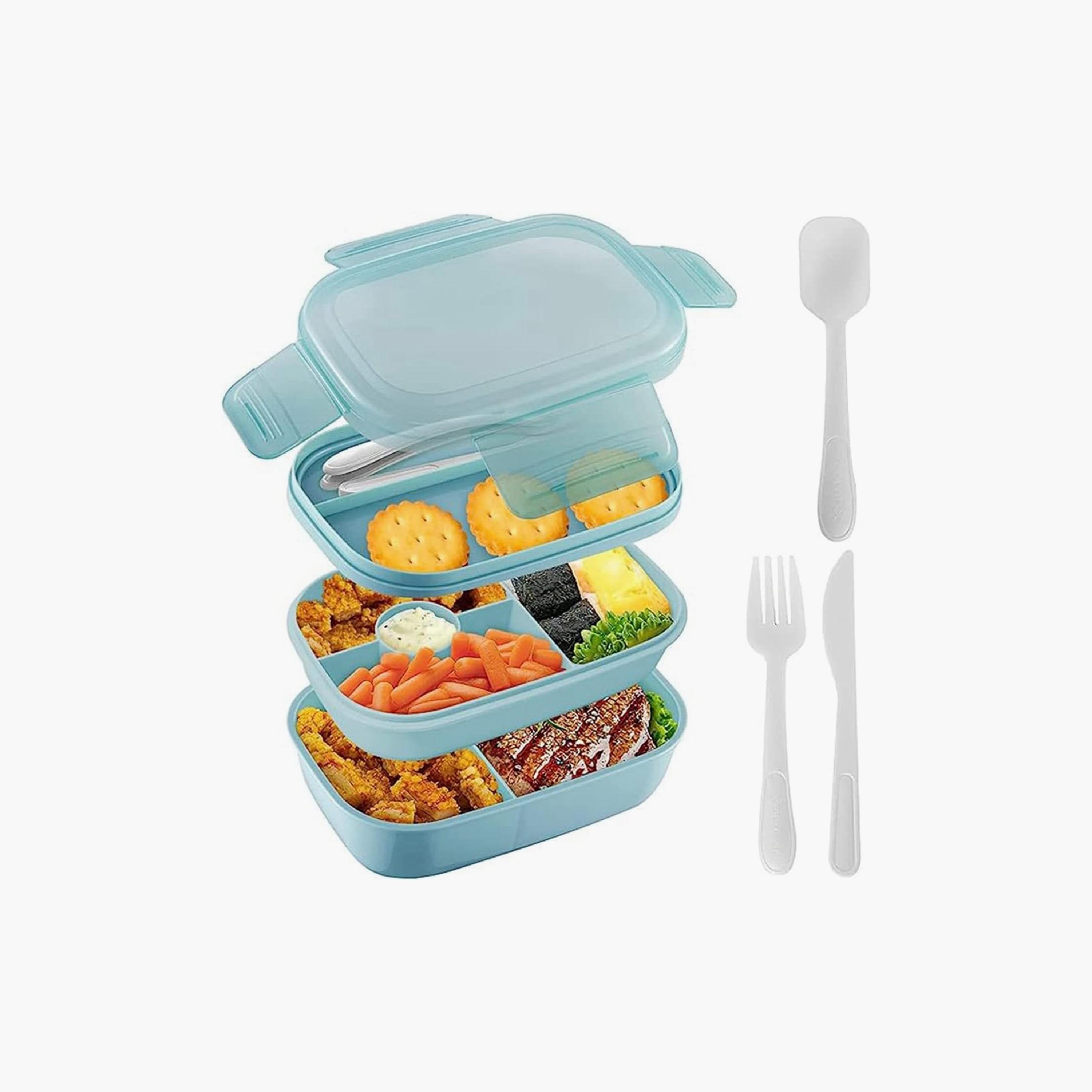 صندوق بينتو من 3 طبقات مع أدوات المائدة من ليتل أنجل-school-lunchessentials-lunchboxes-image-4