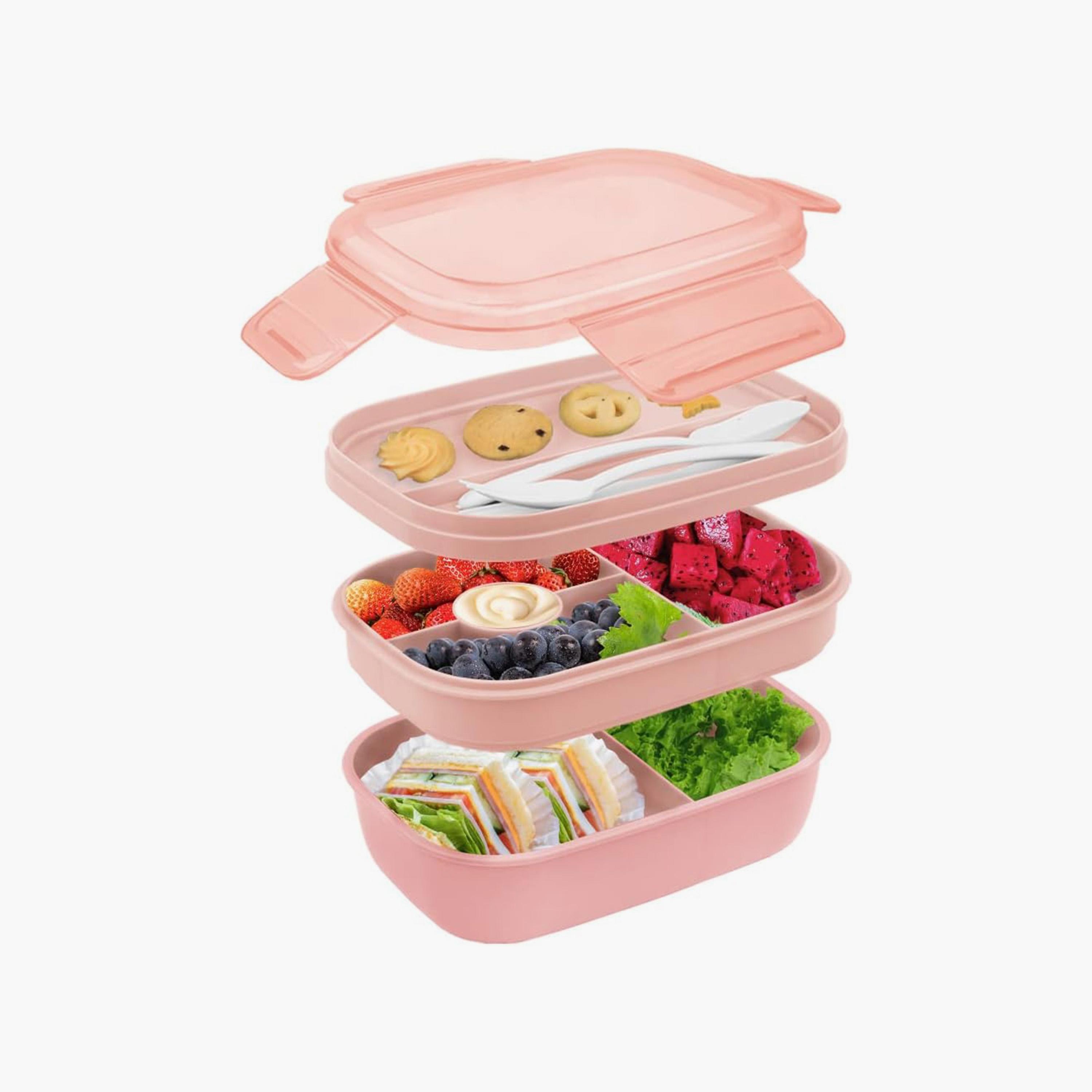 صندوق بينتو من 3 طبقات مع أدوات المائدة من ليتل أنجل-school-lunchessentials-lunchboxes-image-3