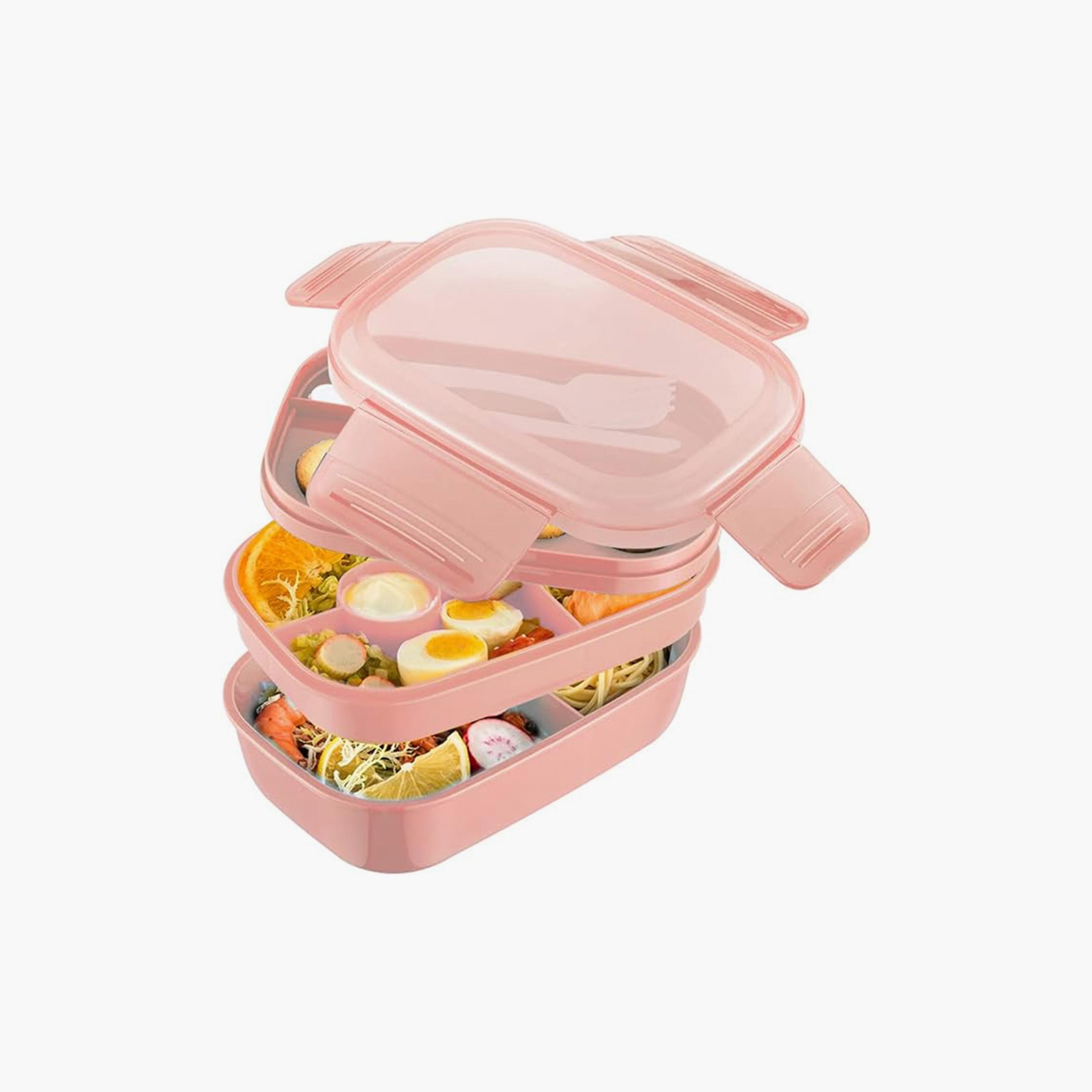 صندوق بينتو من 3 طبقات مع أدوات المائدة من ليتل أنجل-school-lunchessentials-lunchboxes-image-4