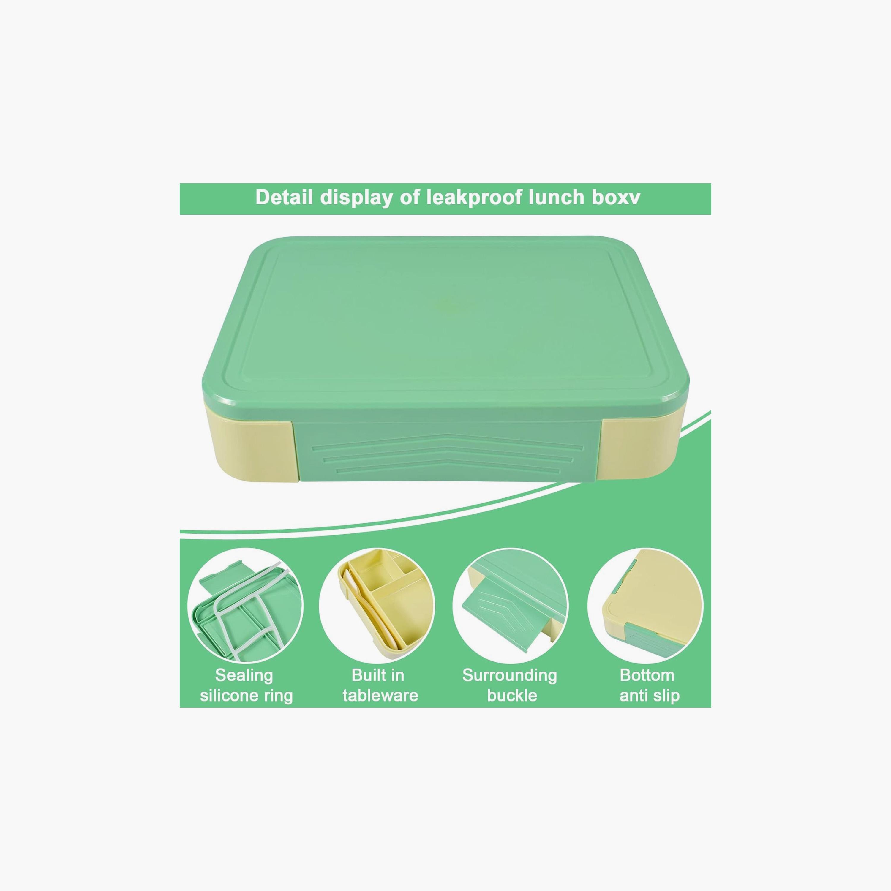 Little Angel 7 Grid Lunch Box With Cutlery & Bowl-school-lunchessentials-lunchboxes-image-5