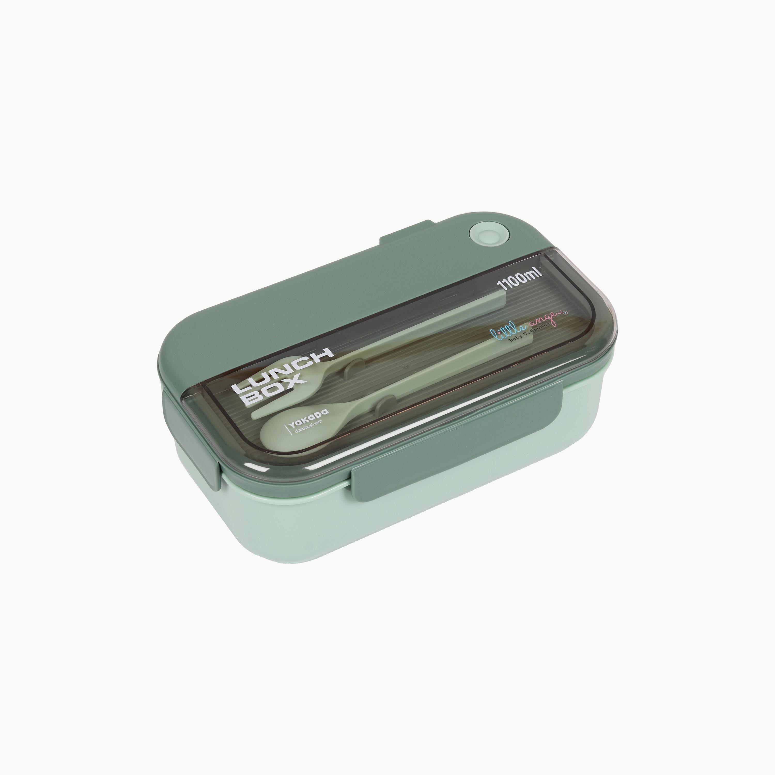 Little Angel Bento Lunch Box Plastic With Cutlery-school-lunchessentials-lunchboxes-image-1