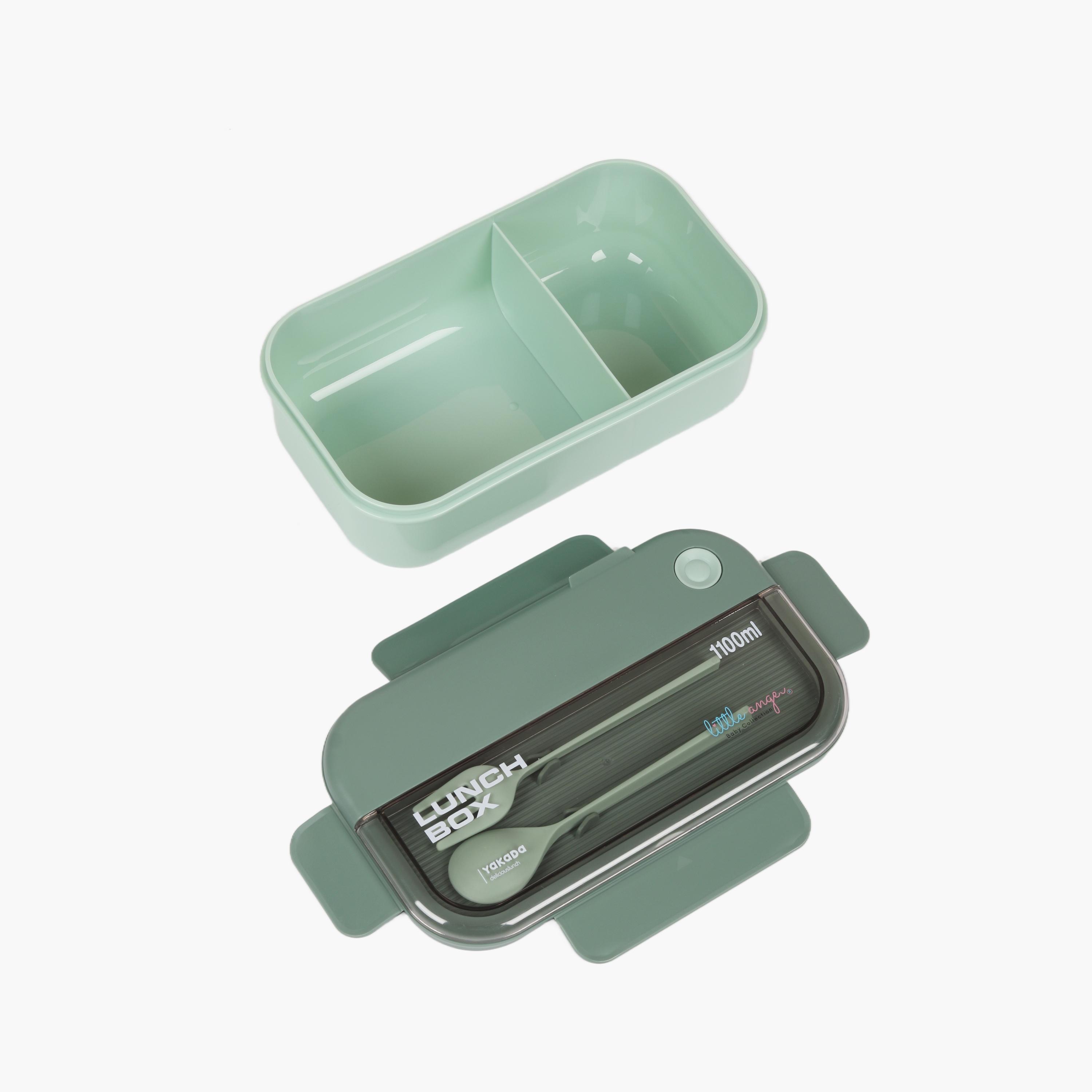 Little Angel Bento Lunch Box Plastic With Cutlery-school-lunchessentials-lunchboxes-image-2
