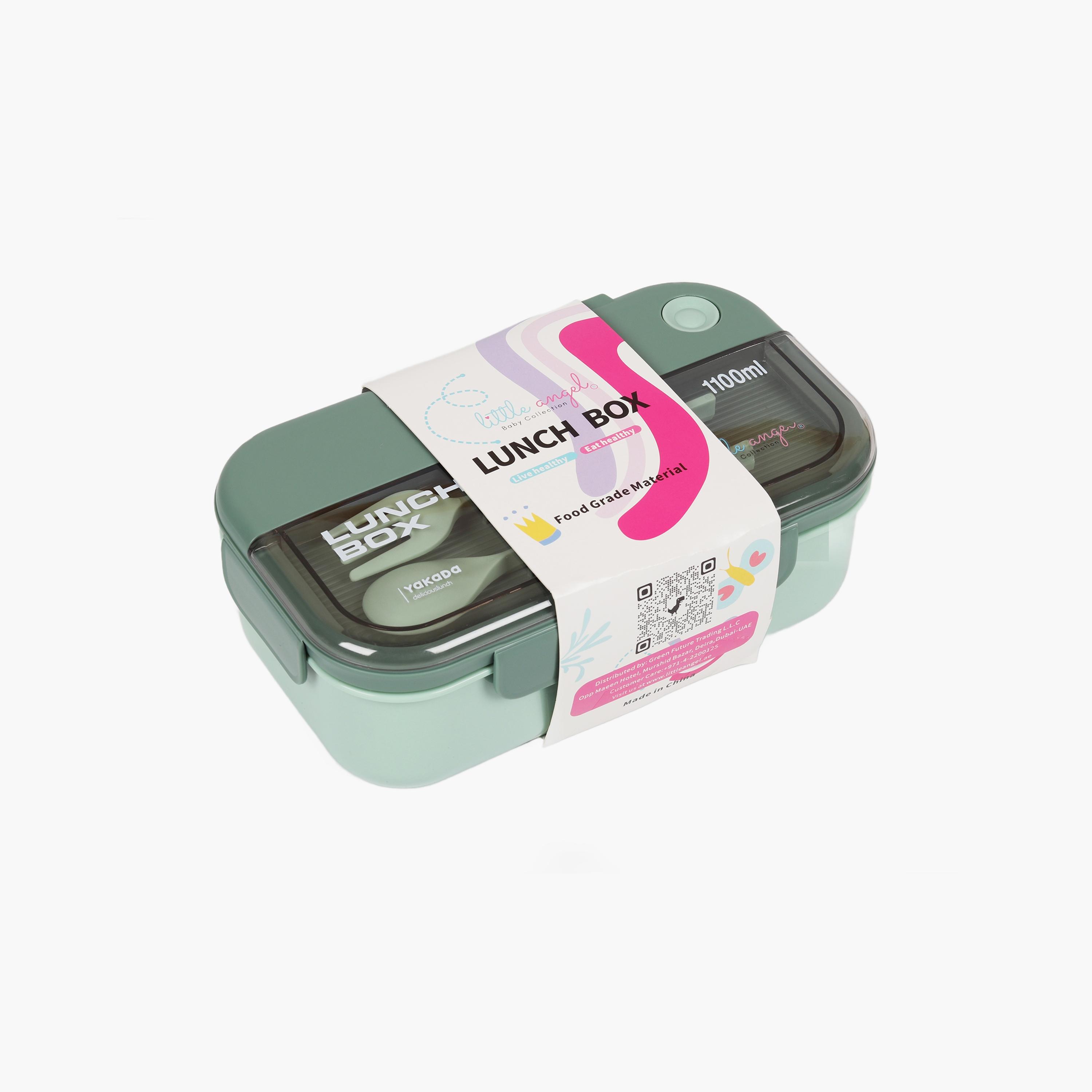 Little Angel Bento Lunch Box Plastic With Cutlery-school-lunchessentials-lunchboxes-image-3