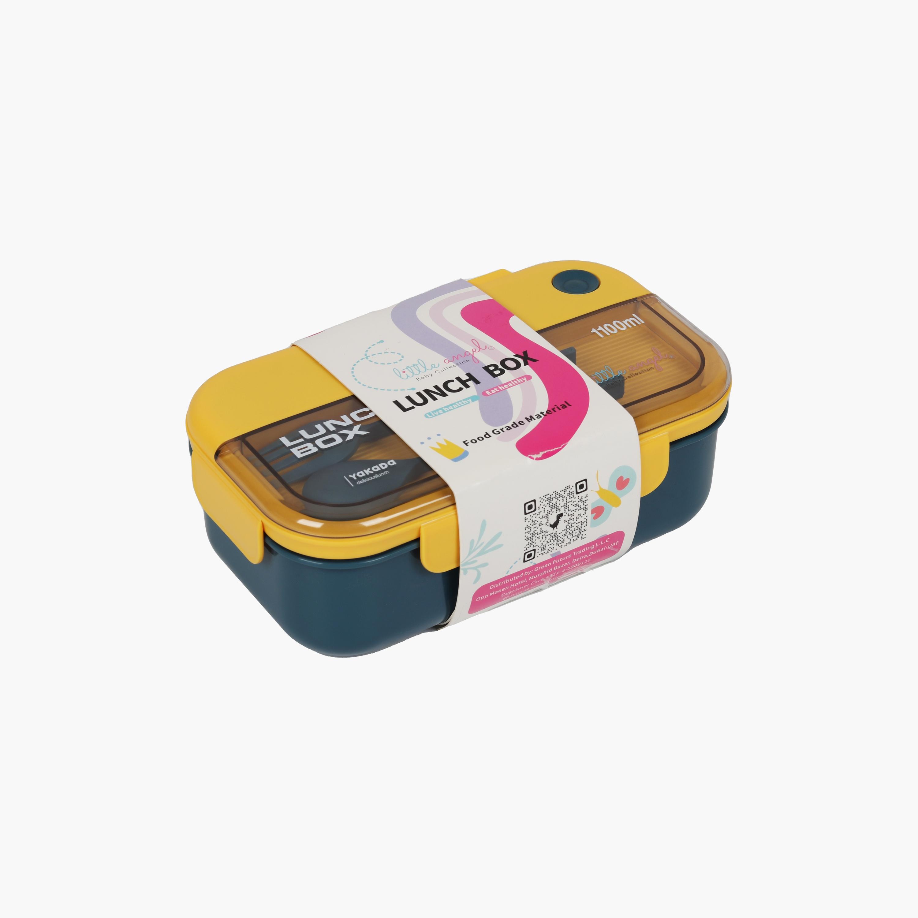 Little Angel Bento Lunch Box Plastic With Cutlery-school-lunchessentials-lunchboxes-image-3