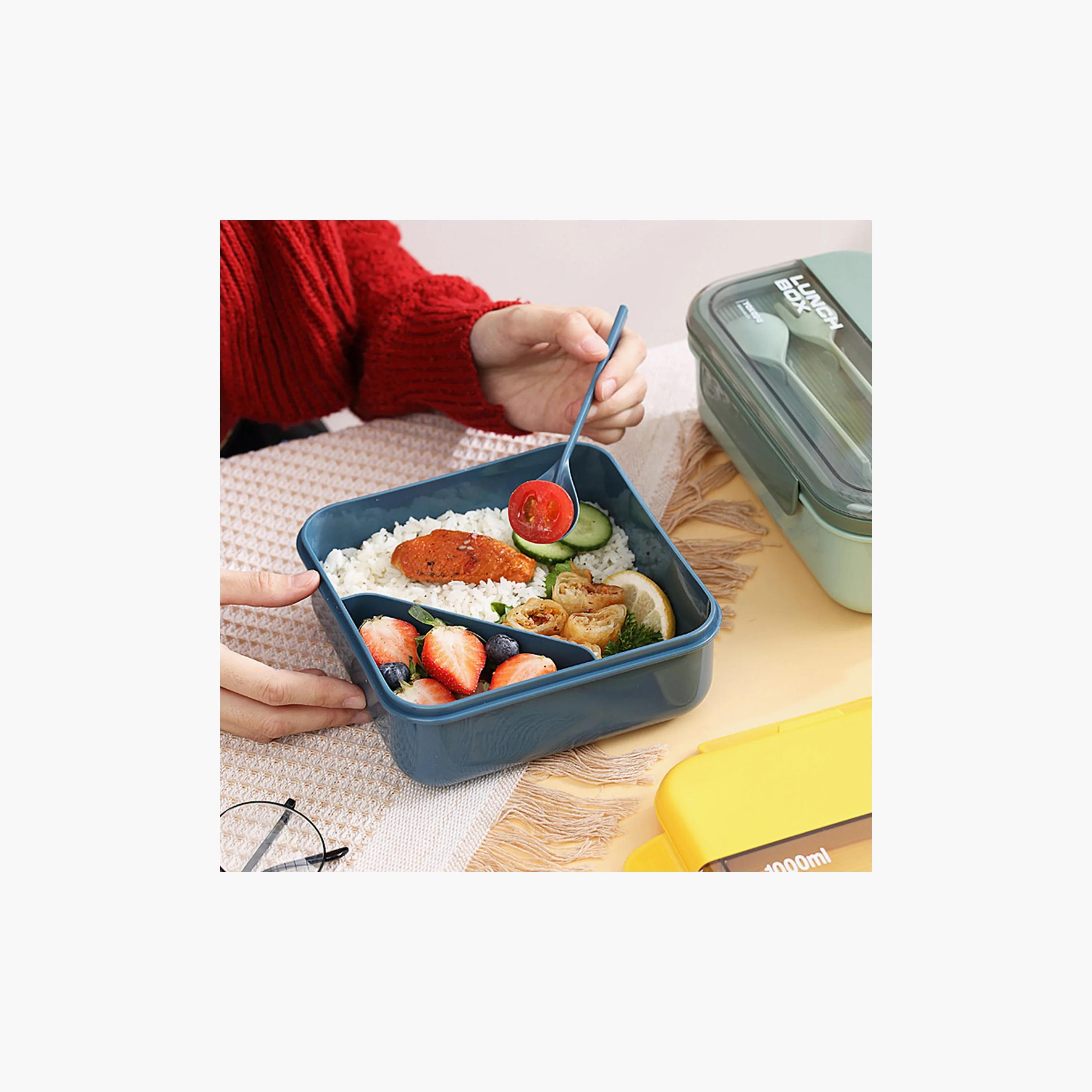 Little Angel Bento Lunch Box Plastic With Cutlery-school-lunchessentials-lunchboxes-image-5