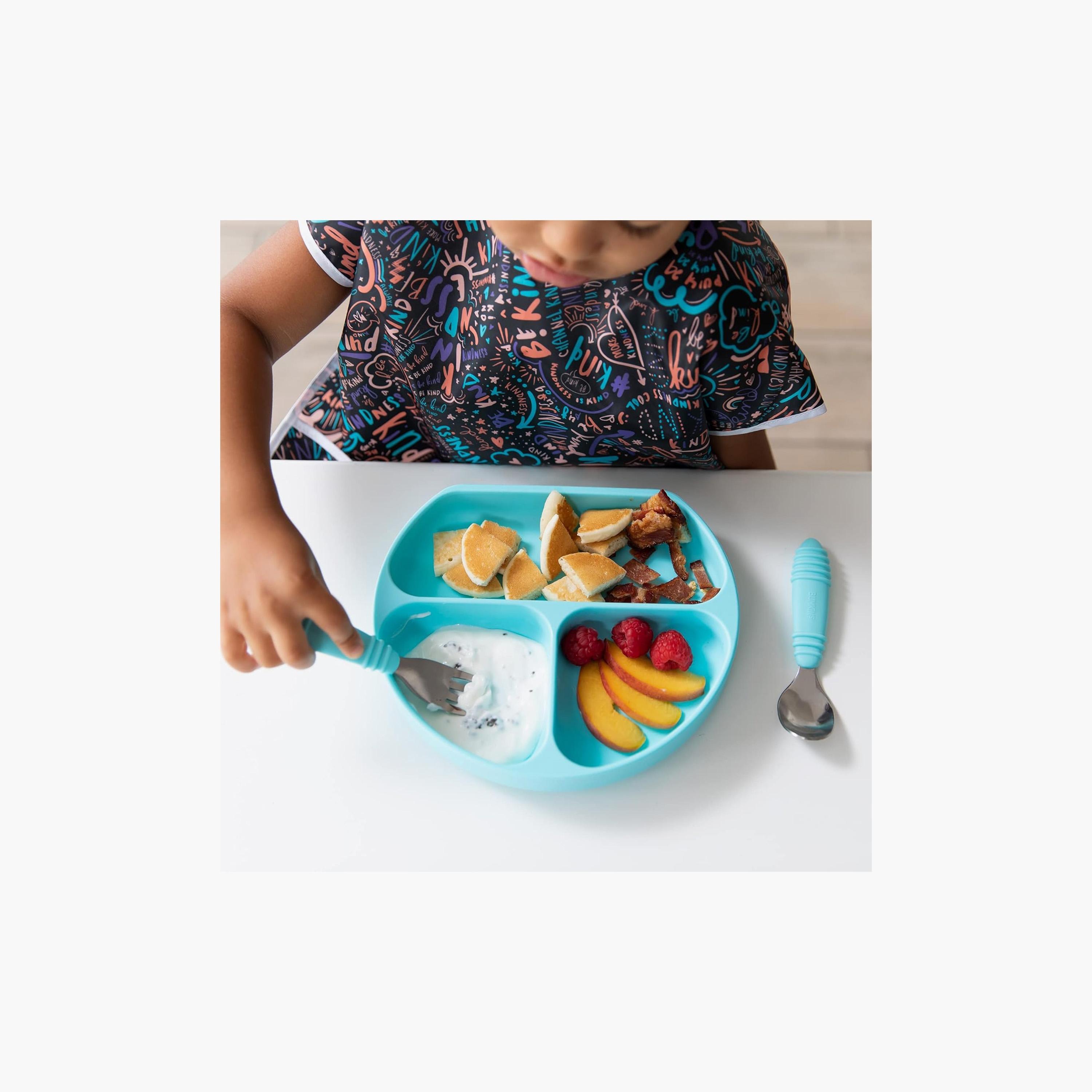 طبق سيليكون 3 أقسام من ليتل أنجل-baby-feeding-mealtimeessentials-image-5