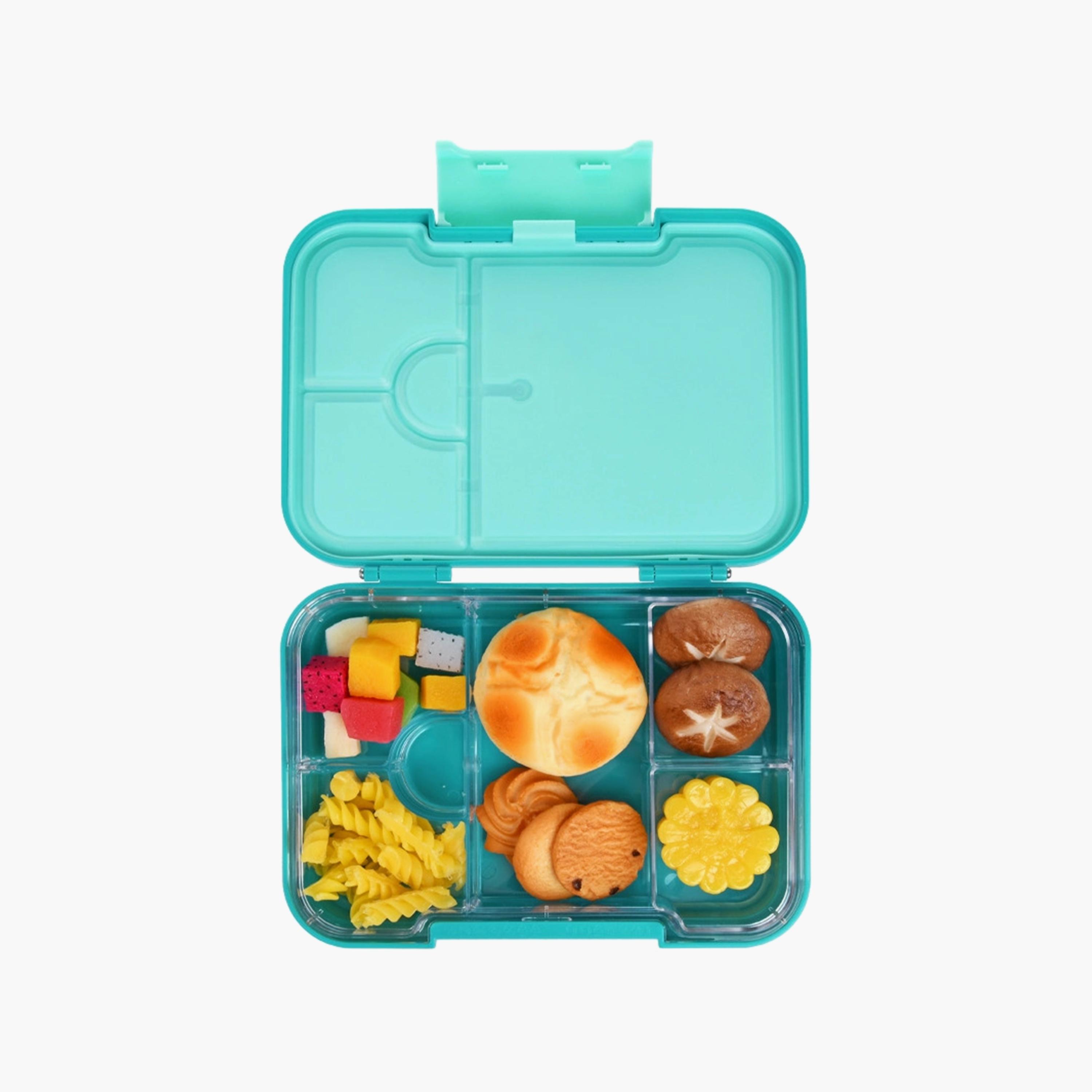 Little Angel Bento Lunch Box with 6 Compartments & Spork, Blue-school-lunchessentials-lunchboxes-image-2
