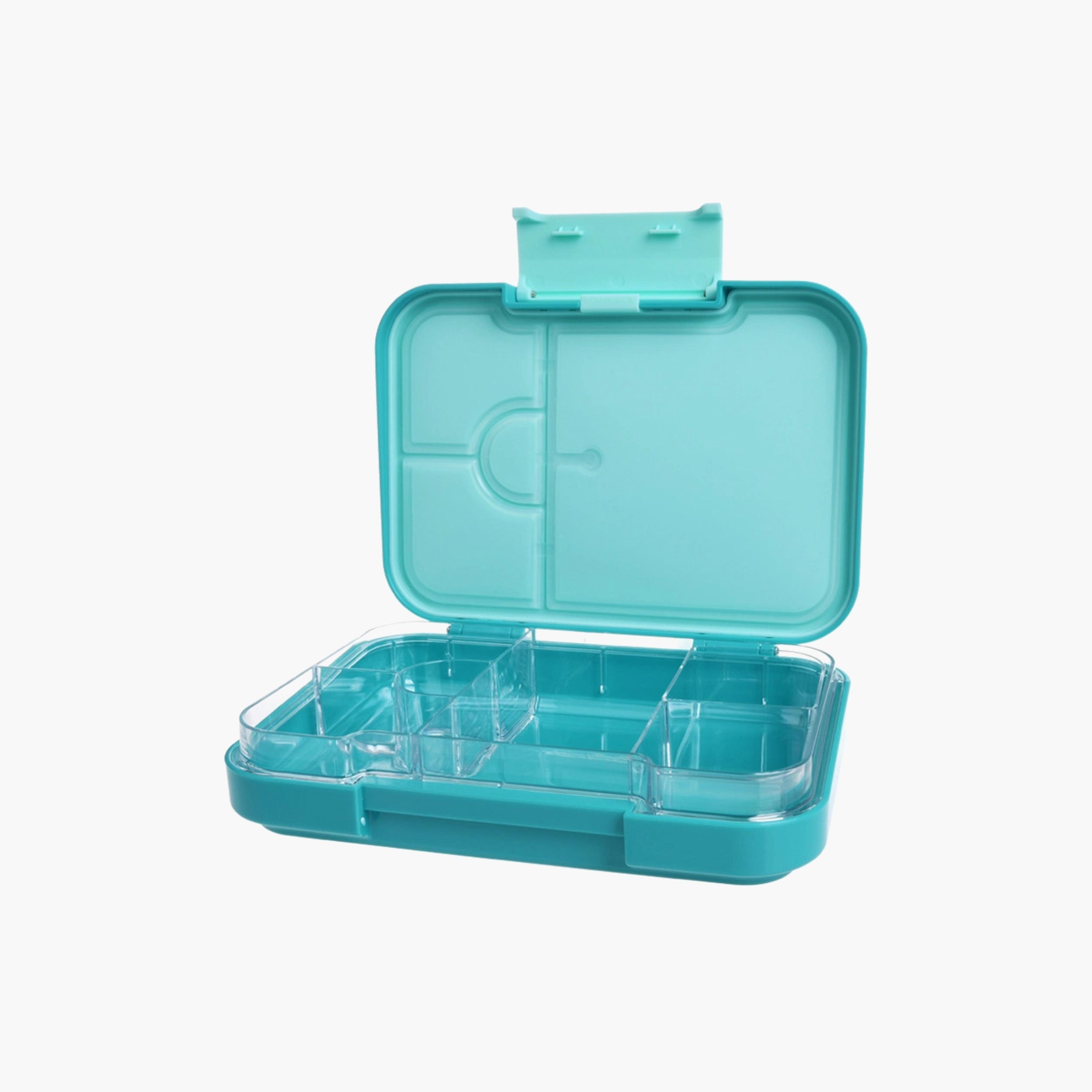 Little Angel Bento Lunch Box with 6 Compartments & Spork, Blue-school-lunchessentials-lunchboxes-image-3