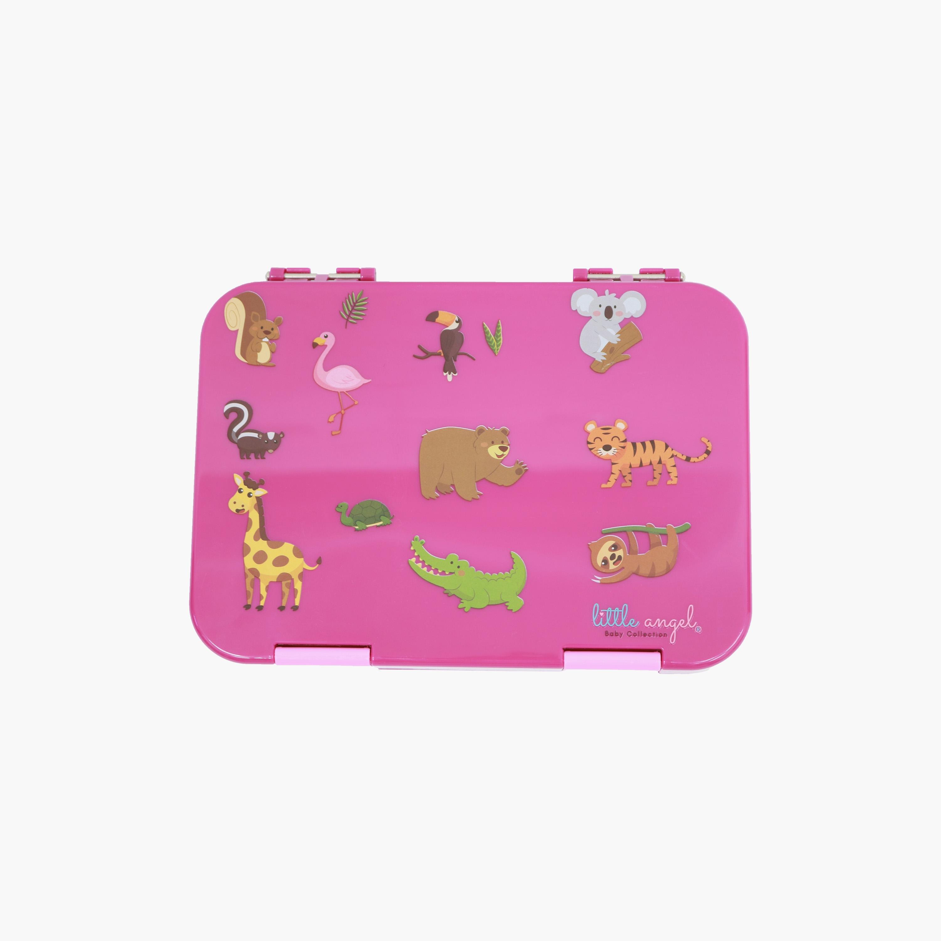 Little Angel Bento Lunch Box with 6 Compartments, Purple-school-lunchessentials-lunchboxes-image-1