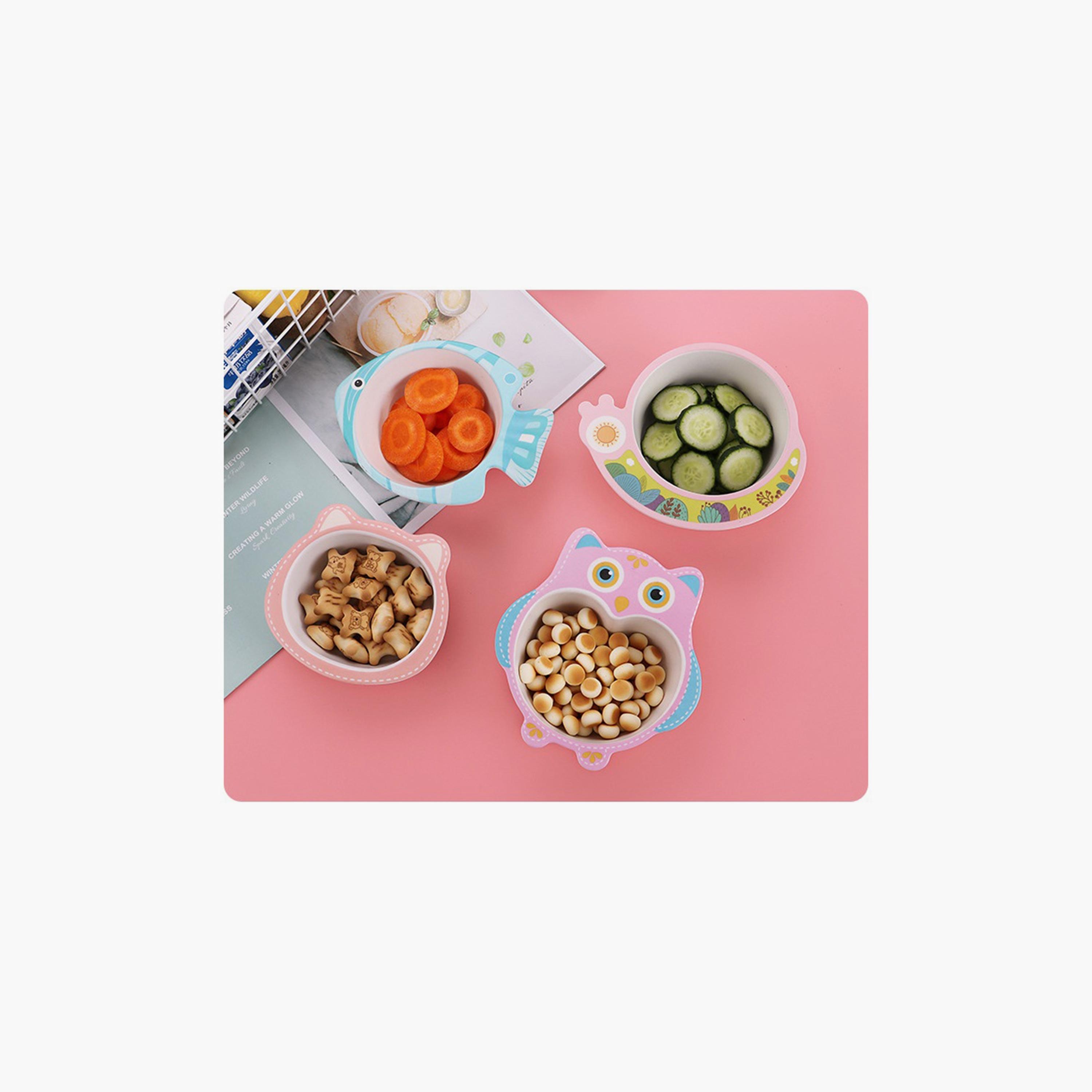 مجموعة وعاء الزرافة مع ملعقة من ليتل أنجل-baby-feeding-mealtimeessentials-image-4