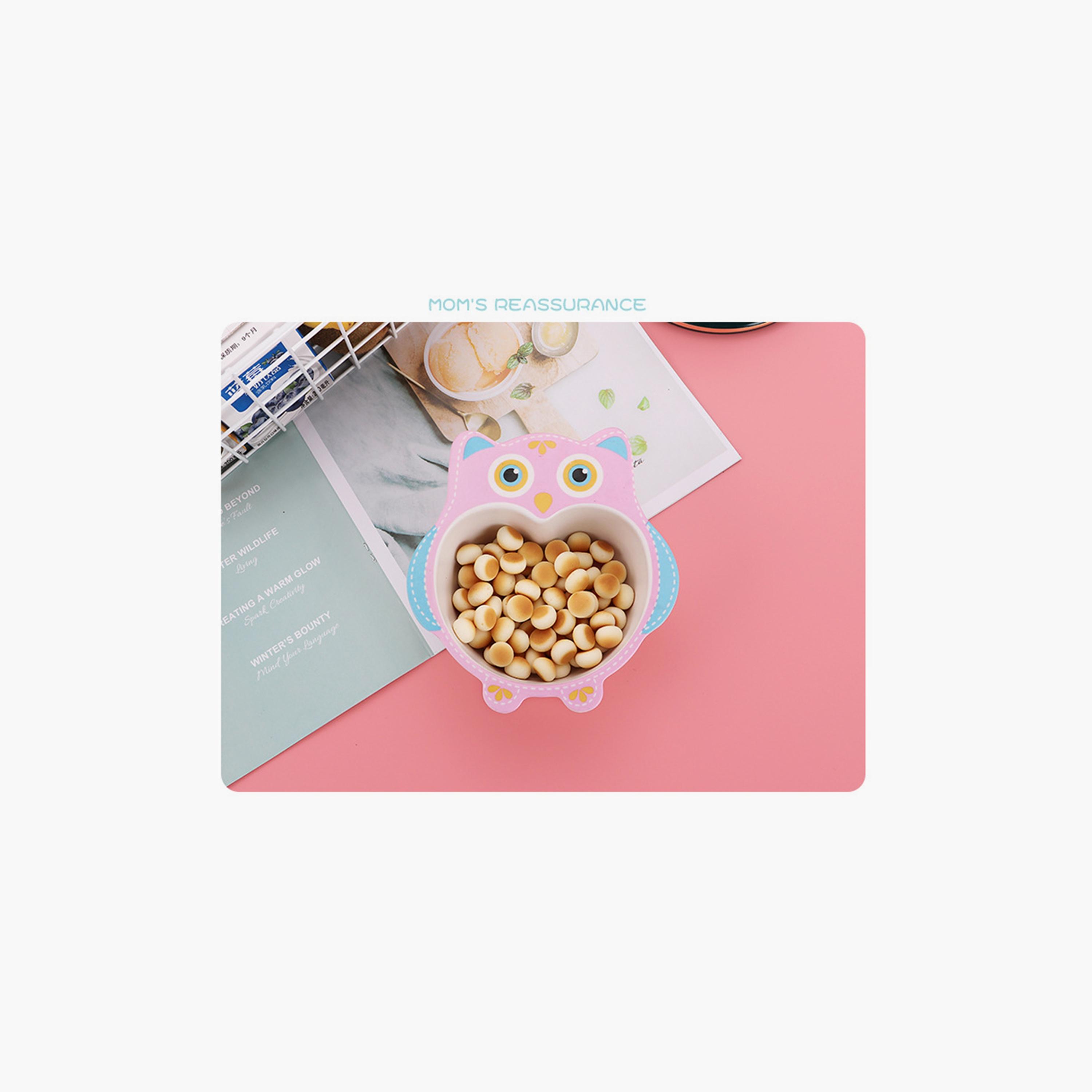 مجموعة وعاء البومة مع ملعقة من ليتل أنجل-baby-feeding-mealtimeessentials-image-3