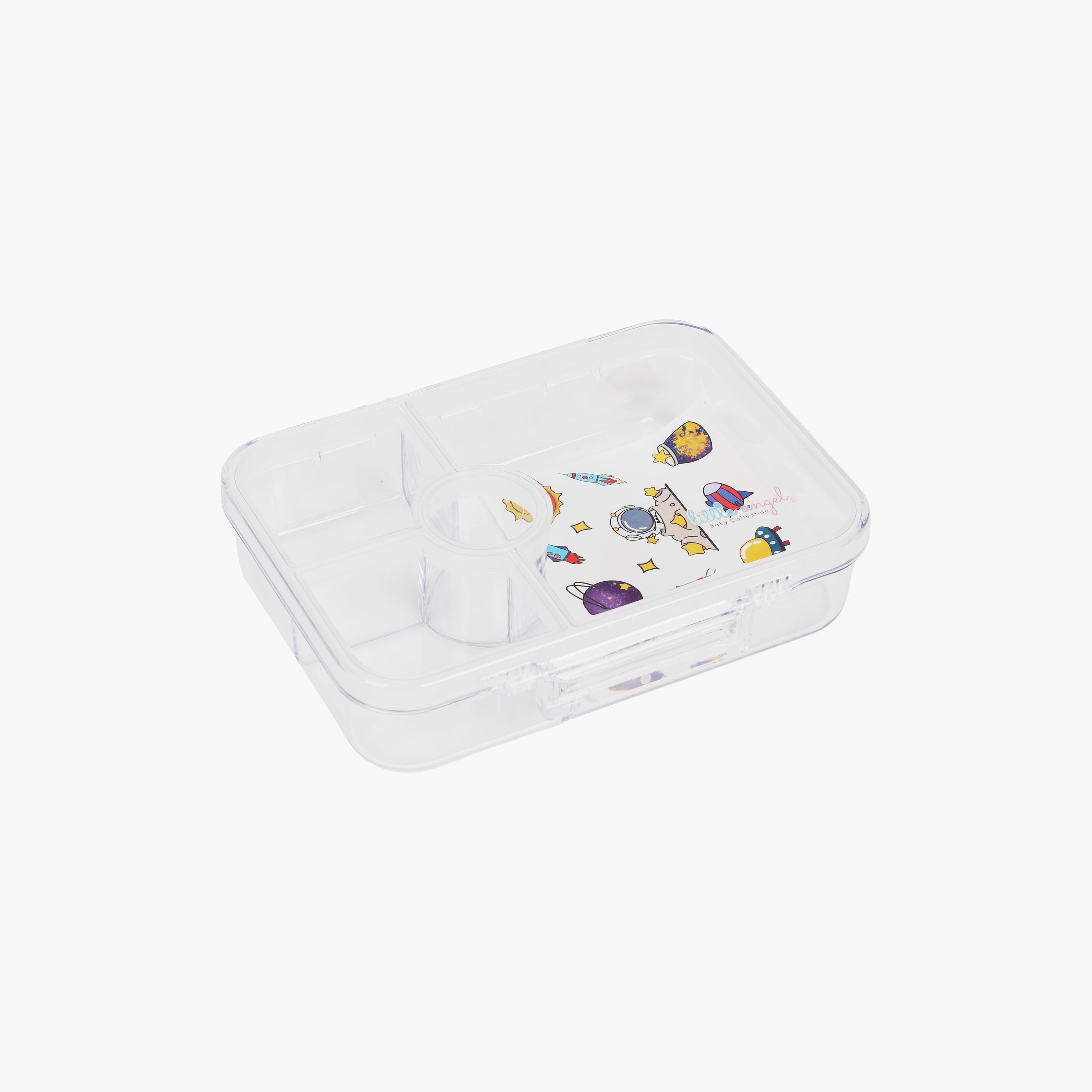 صندوق غداء بينتو مع 4 أقسام وملصقات من ليتل أنجل، فضاء-school-lunchessentials-lunchboxes-image-2