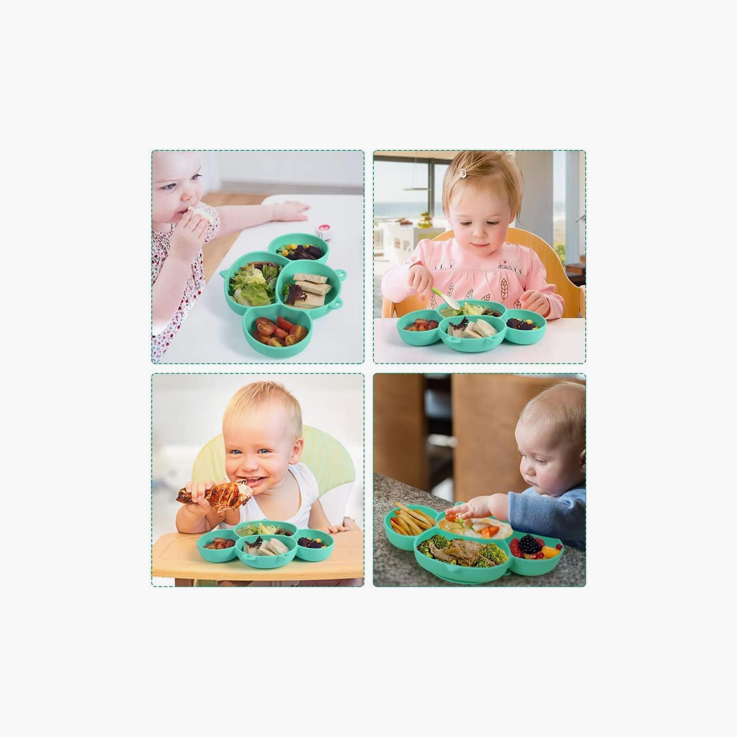 Little Angel Silicone Set of Plate, Bowl, Spoon & Fork, Bee-baby-feeding-mealtimeessentials-image-4