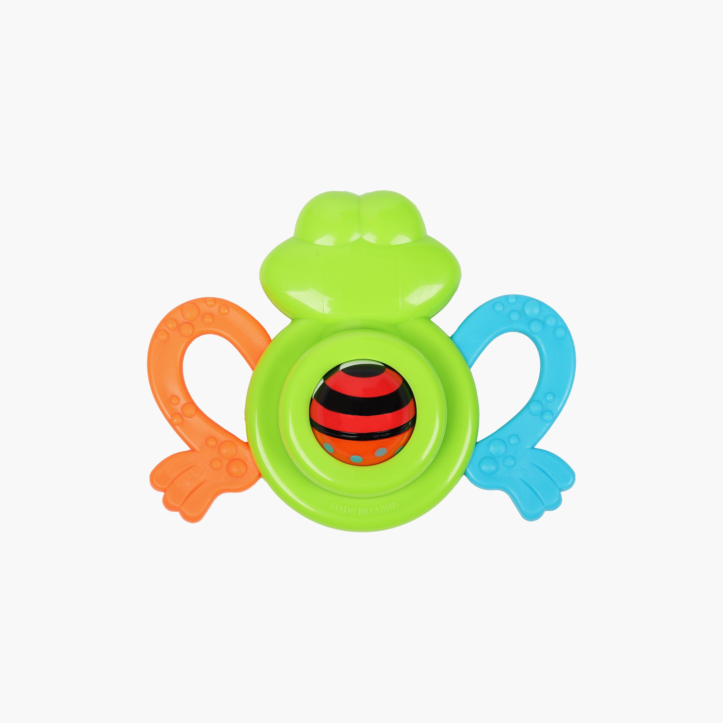 لعبة الخشخيشة والعضاضة للضفدع سيلي جروفي من ليتل أنجل-toys-babyandtoddlertoys-rattlesandteethers-image-2