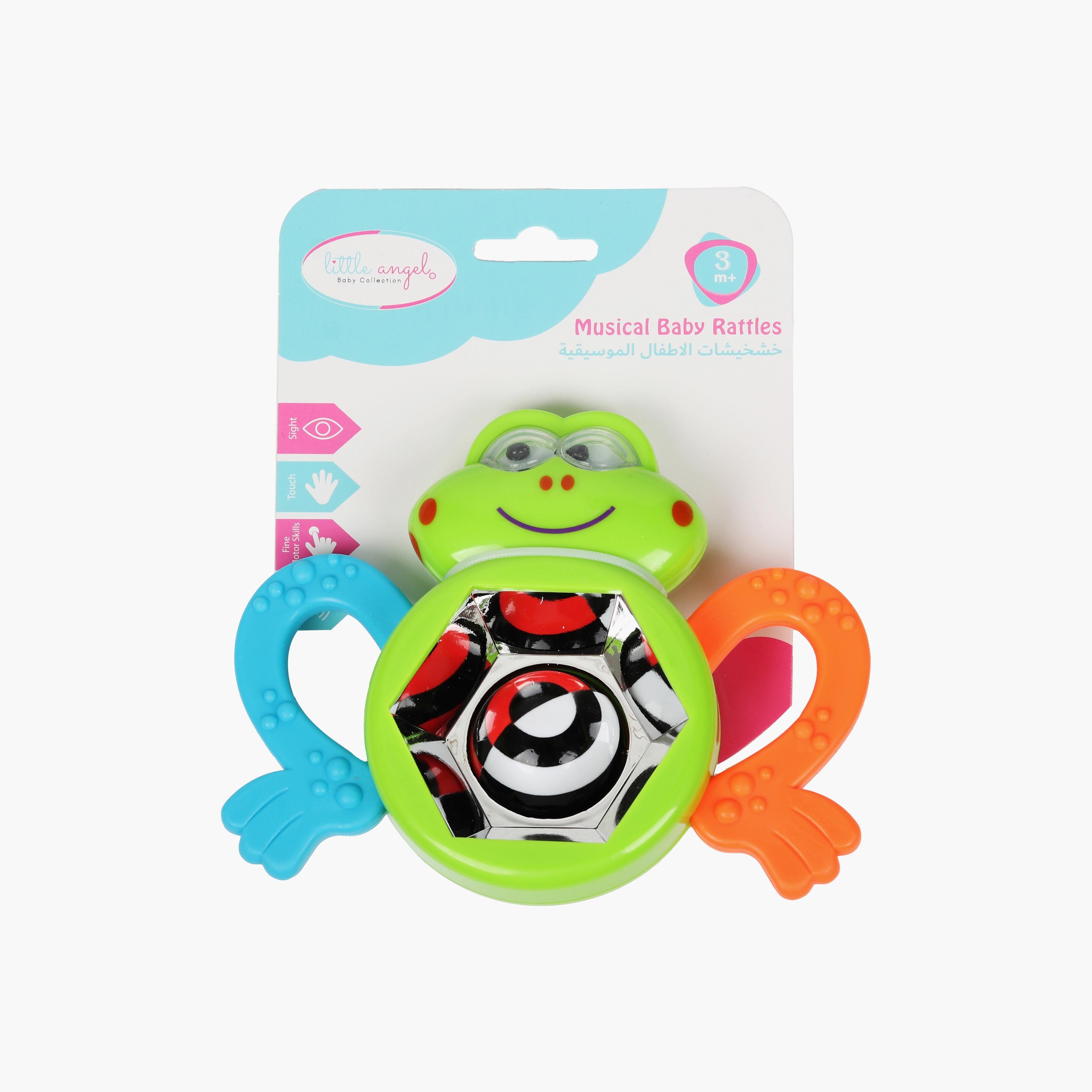 لعبة الخشخيشة والعضاضة للضفدع سيلي جروفي من ليتل أنجل-toys-babyandtoddlertoys-rattlesandteethers-image-4