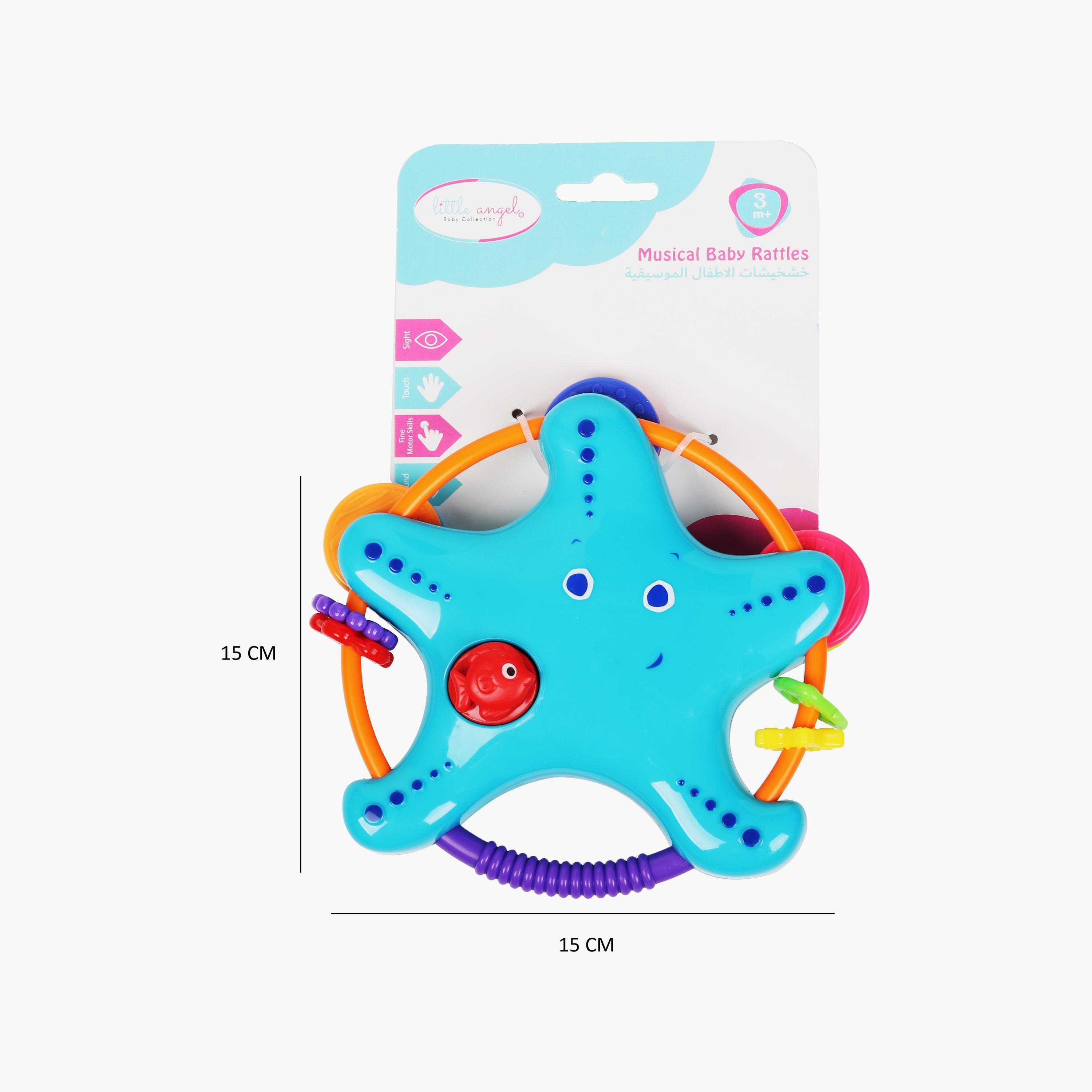 خشخيشة نجم البحر من ليتل أنجل-toys-babyandtoddlertoys-rattlesandteethers-image-1