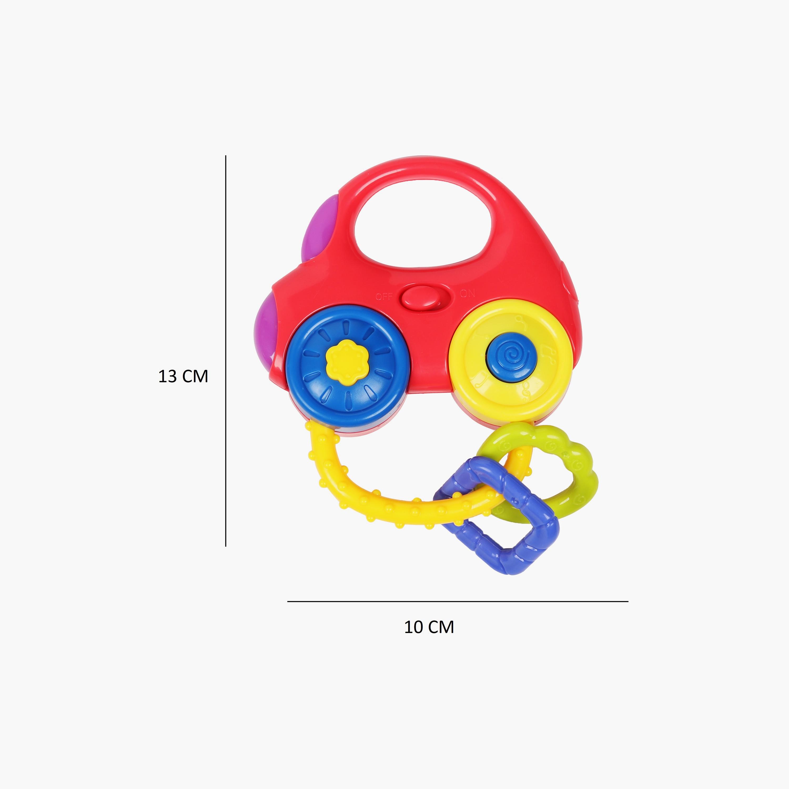 Little Angel Musical Car Rattle Teether-toys-babyandtoddlertoys-rattlesandteethers-image-4