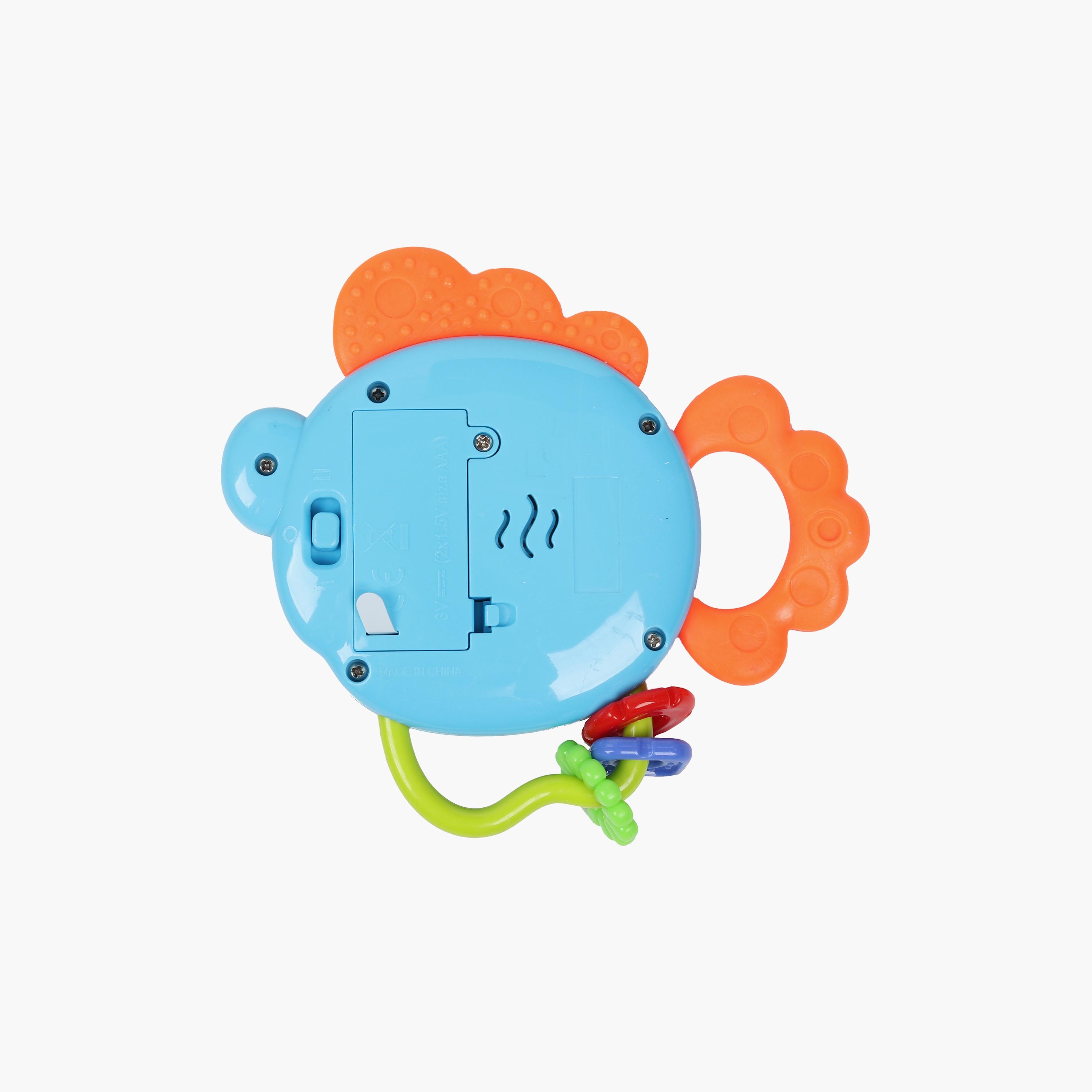 Little Angel Musical Piano Fish Rattle Teether Toy-toys-babyandtoddlertoys-rattlesandteethers-image-2