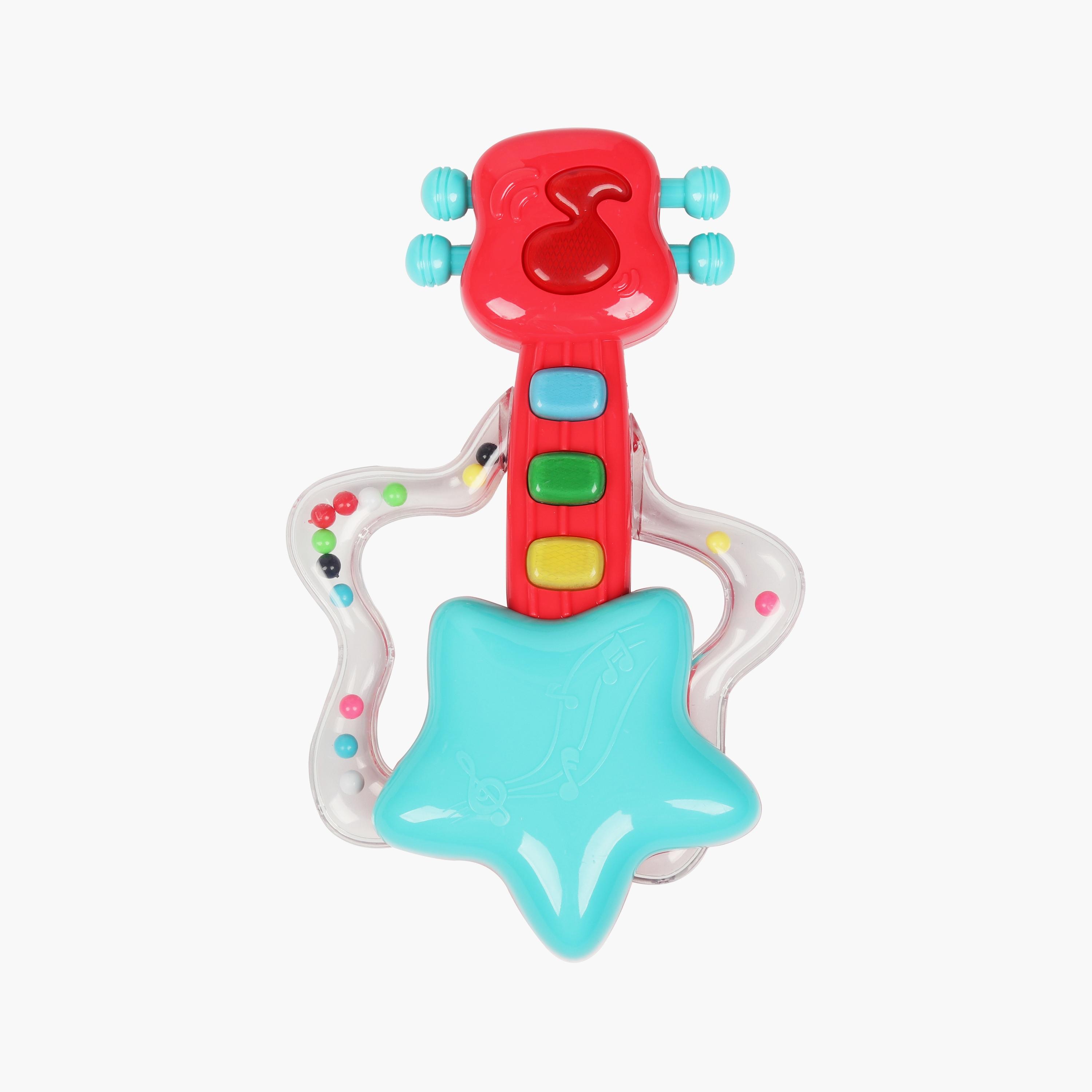 Little Angel Musical Rockstar Guitar Rattle-toys-babyandtoddlertoys-rattlesandteethers-image-1