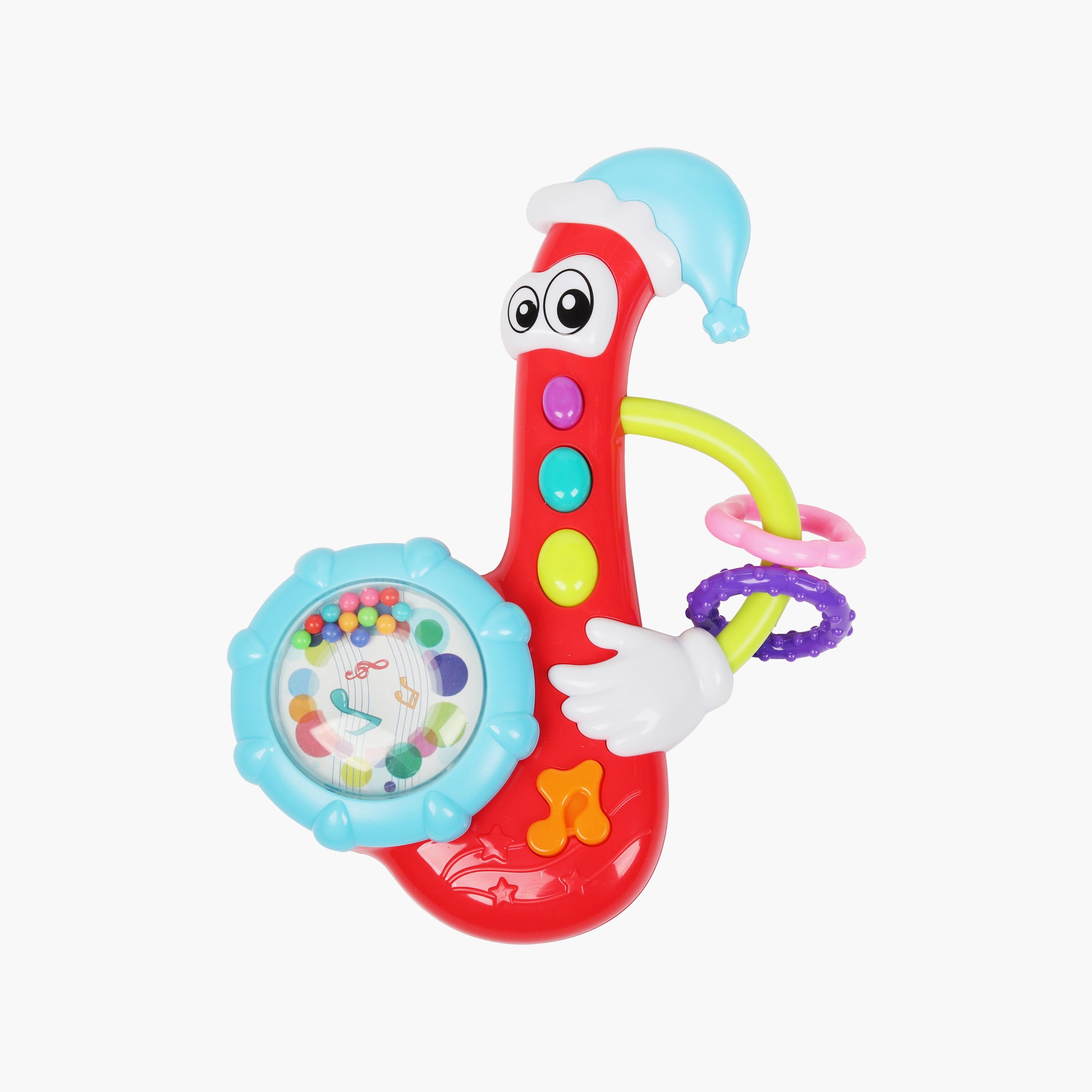 Little Angel Musical Jazz Saxophone Rattle Teether-toys-babyandtoddlertoys-rattlesandteethers-image-1