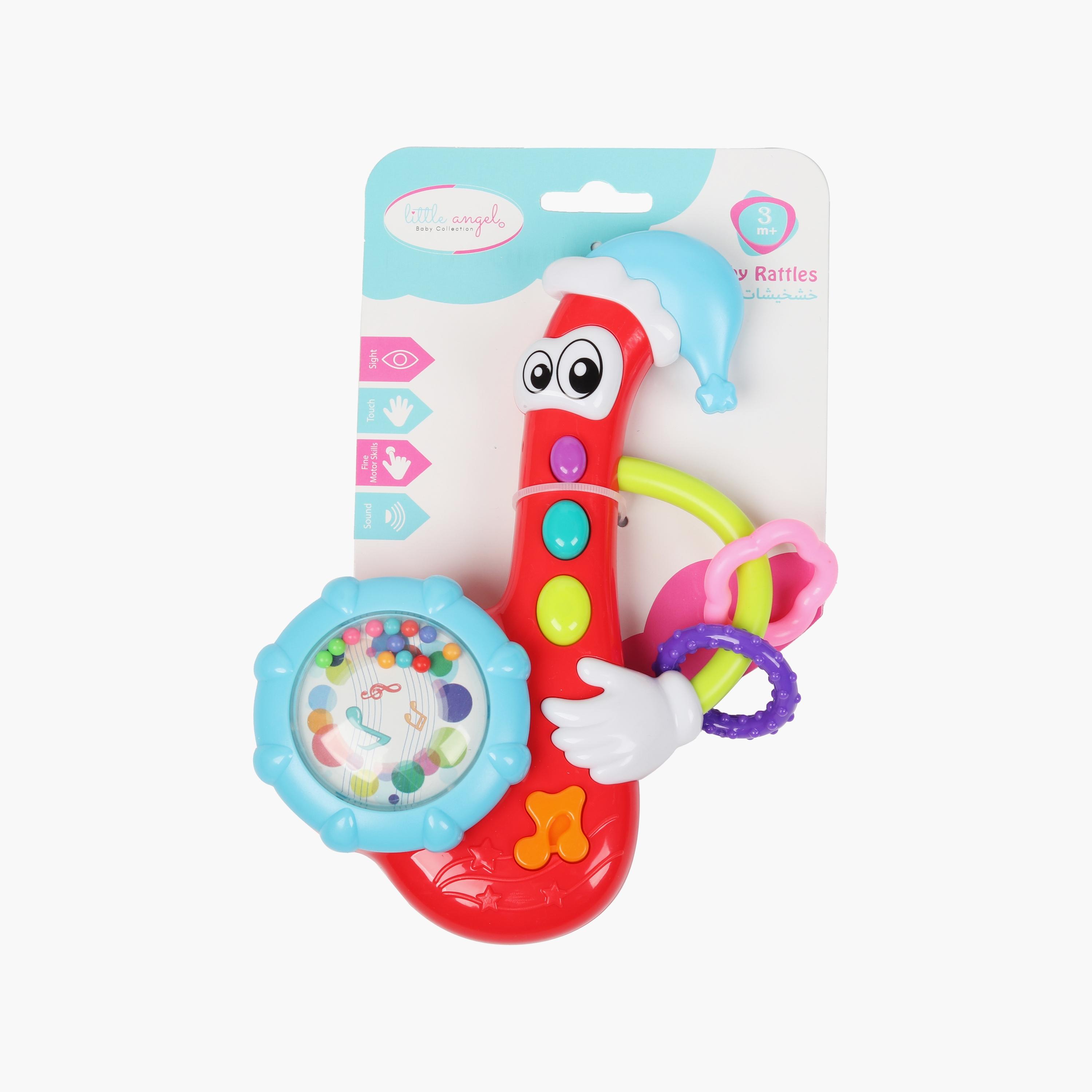 Little Angel Musical Jazz Saxophone Rattle Teether-toys-babyandtoddlertoys-rattlesandteethers-image-3