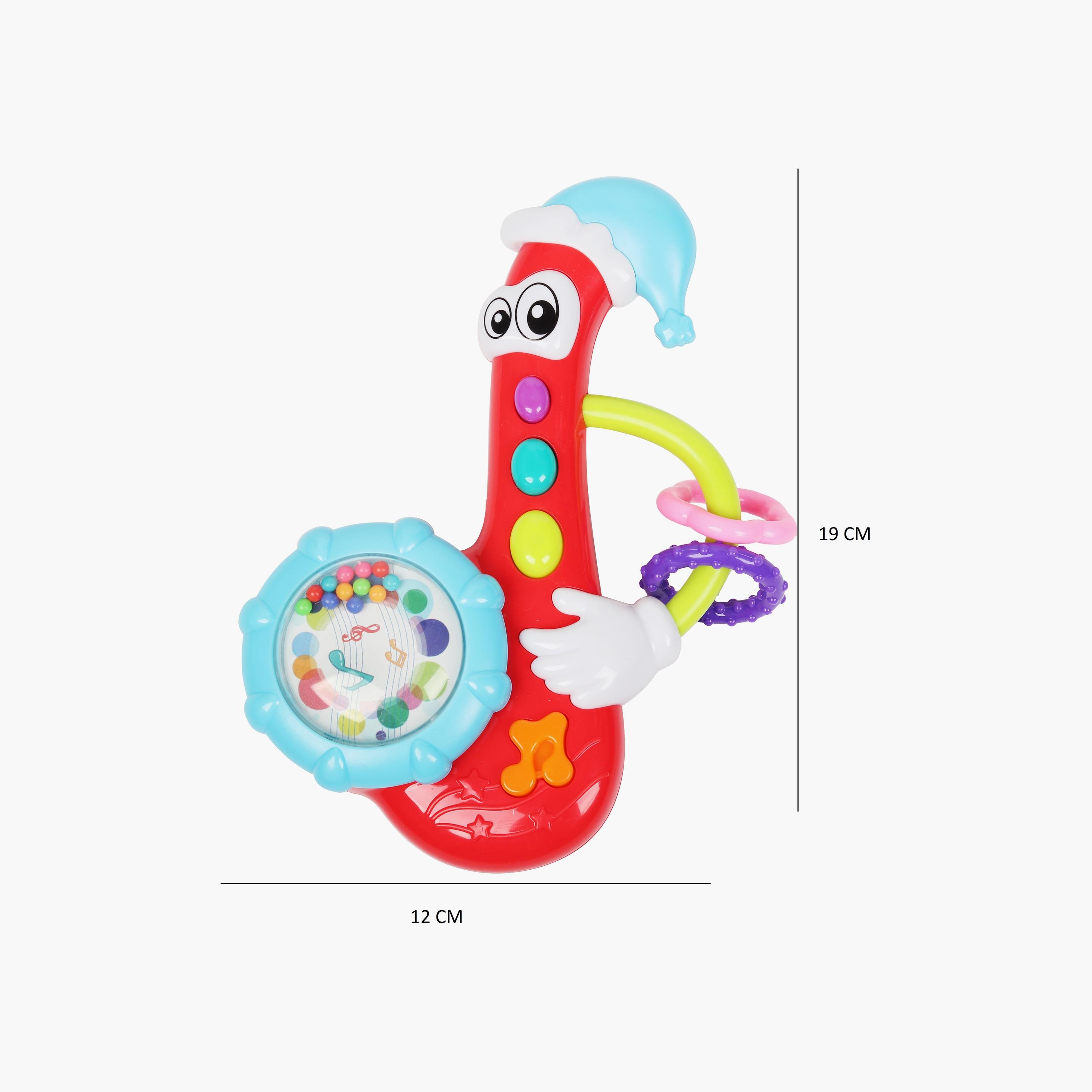 Little Angel Musical Jazz Saxophone Rattle Teether-toys-babyandtoddlertoys-rattlesandteethers-image-4