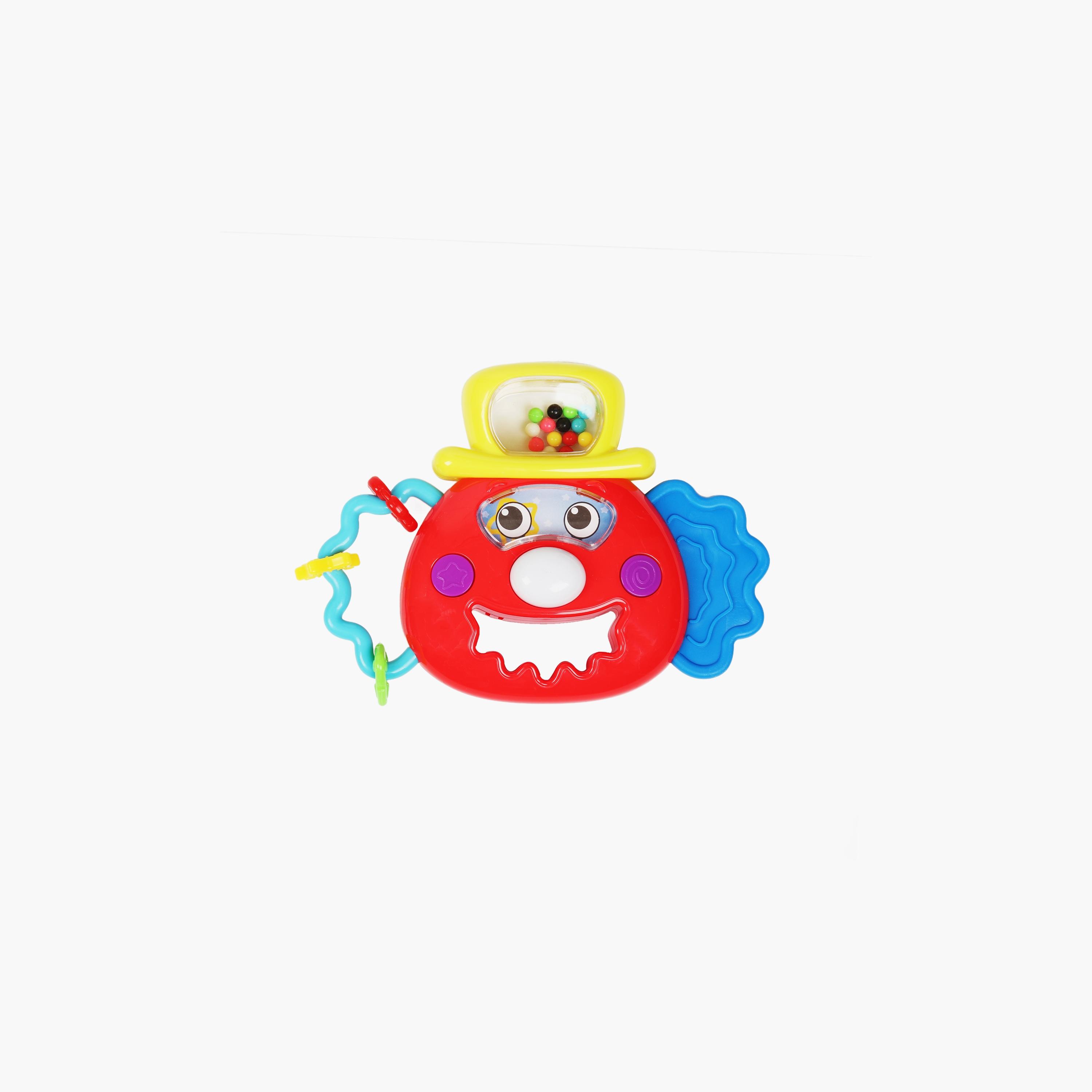 Little Angel Mr. Quirky Clown Rattle Teether-toys-babyandtoddlertoys-rattlesandteethers-image-1