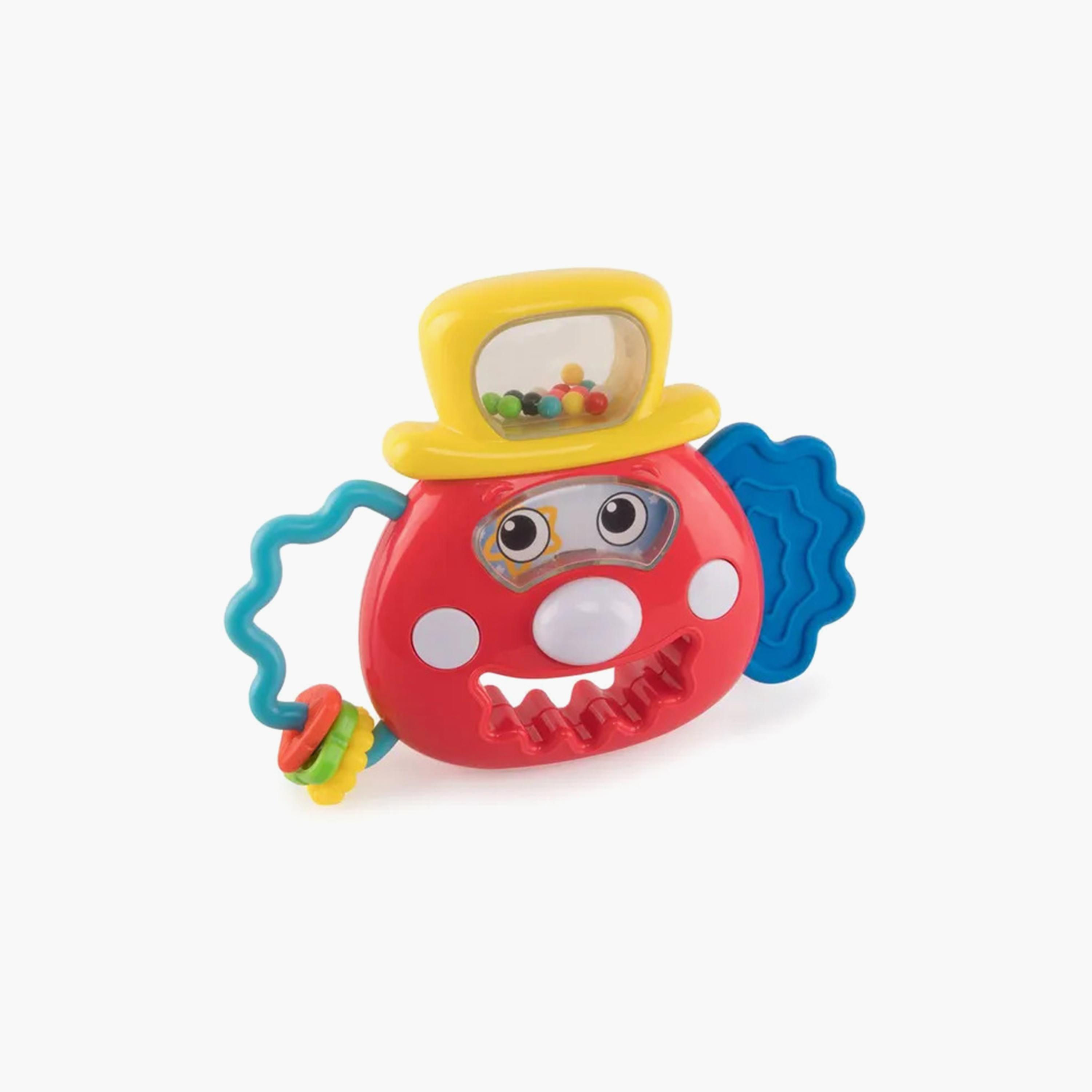 Little Angel Mr. Quirky Clown Rattle Teether-toys-babyandtoddlertoys-rattlesandteethers-image-2