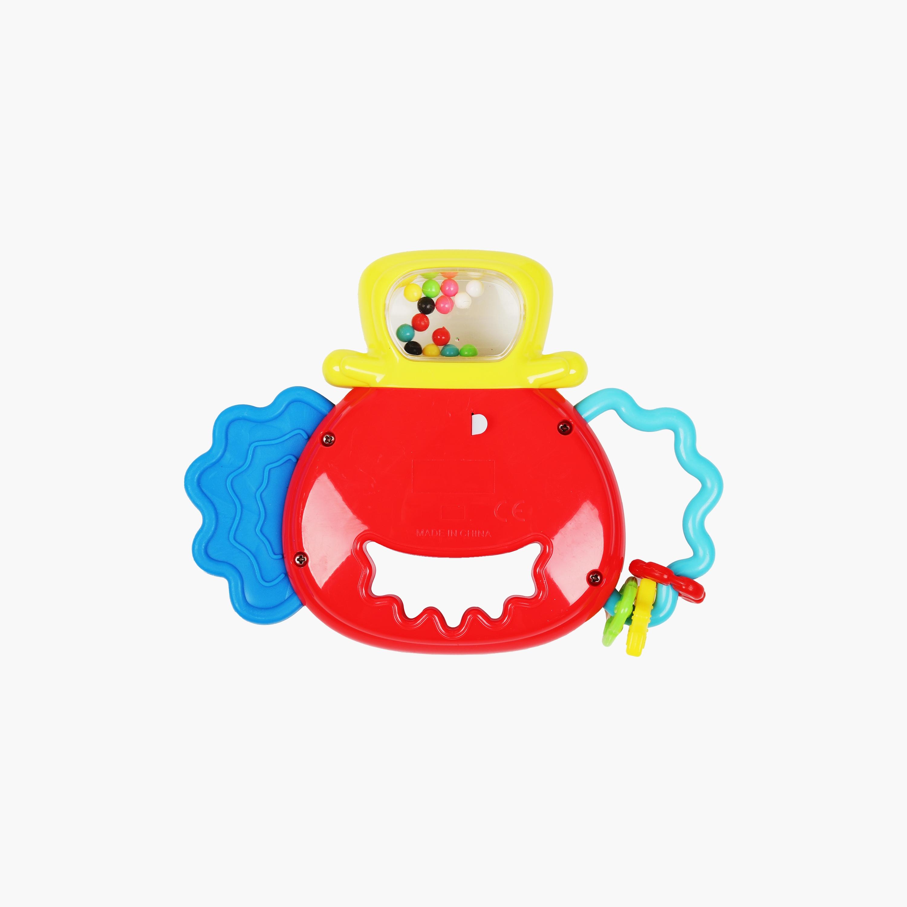 Little Angel Mr. Quirky Clown Rattle Teether-toys-babyandtoddlertoys-rattlesandteethers-image-3
