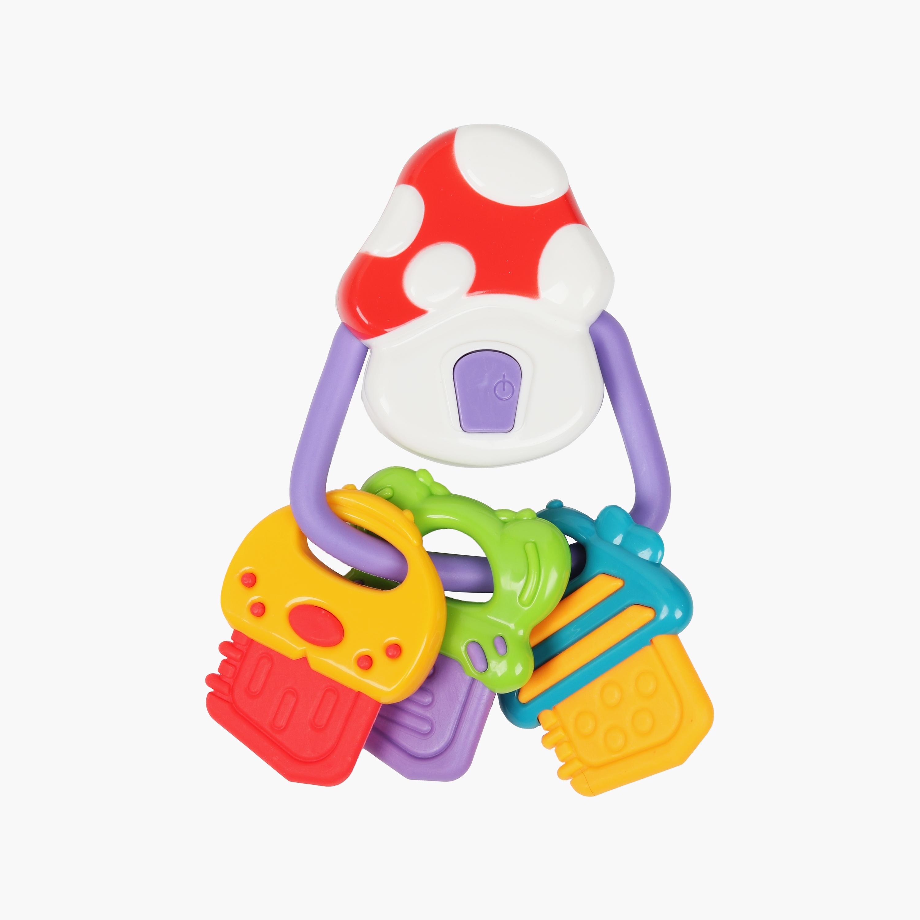 Little Angel Musical Mushroom House Keys Rattle Teether-toys-babyandtoddlertoys-rattlesandteethers-image-1
