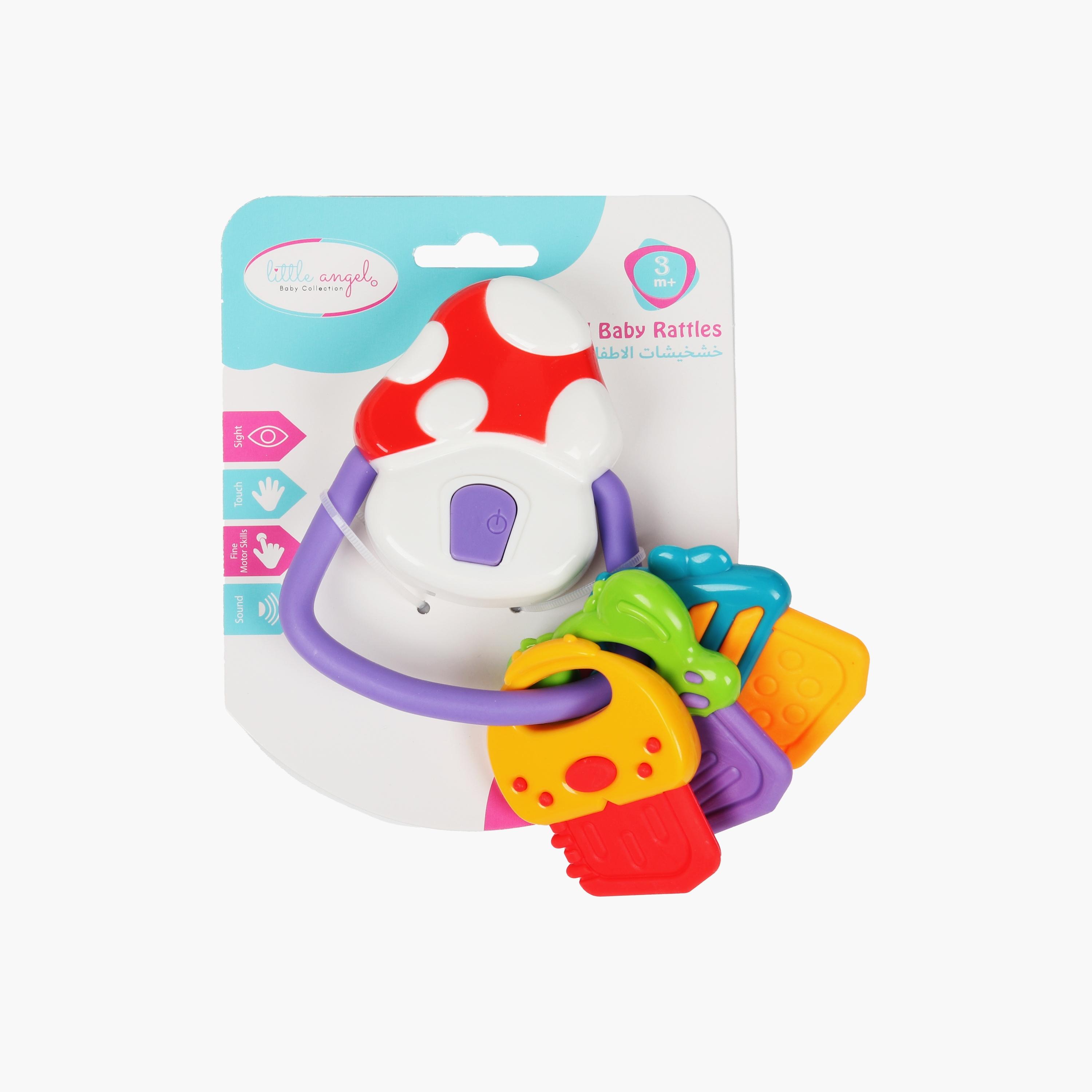 Little Angel Musical Mushroom House Keys Rattle Teether-toys-babyandtoddlertoys-rattlesandteethers-image-4