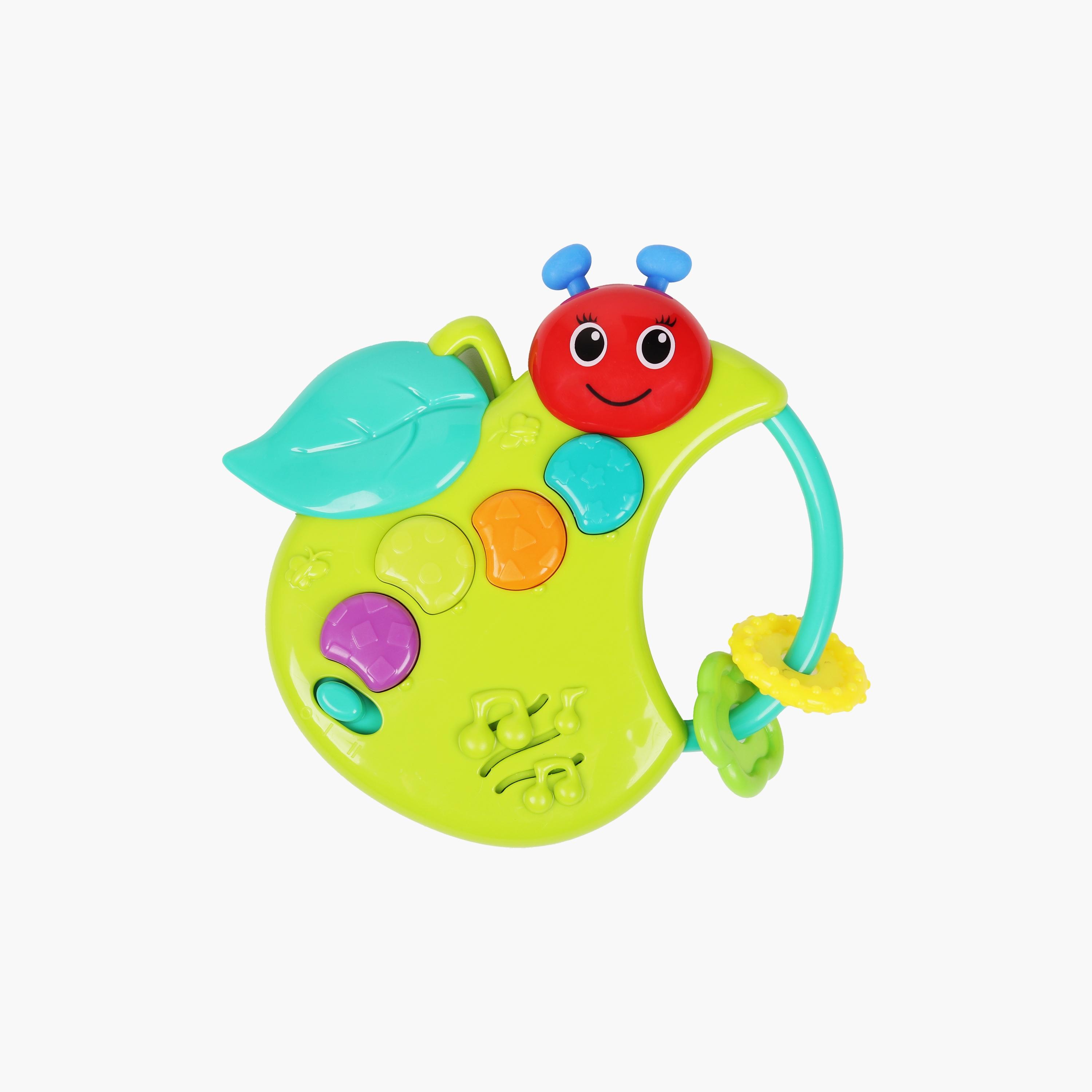 Little Angel Musical Caterpillar Rattle Teether-toys-babyandtoddlertoys-lightsandmusicaltoys-image-1
