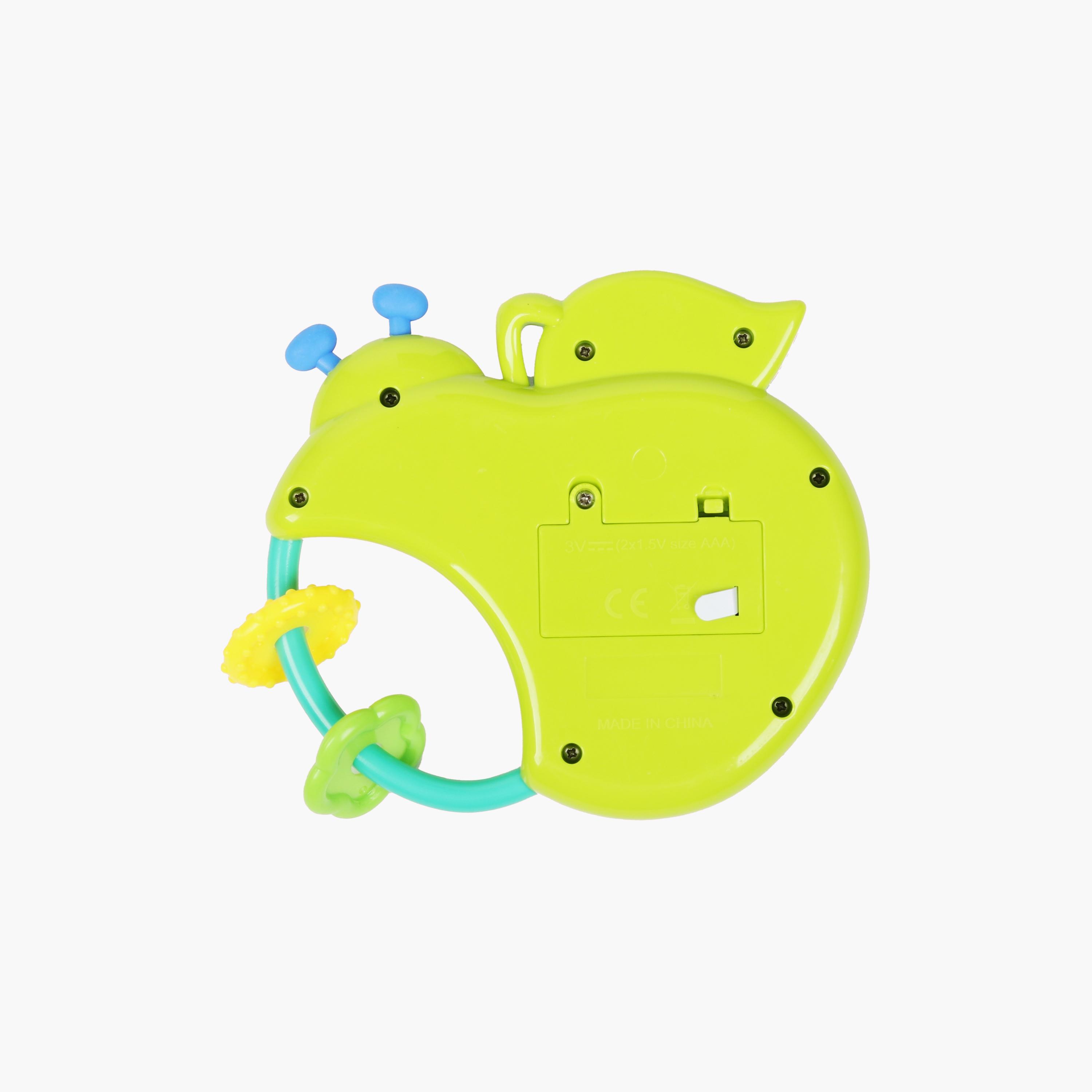 Little Angel Musical Caterpillar Rattle Teether-toys-babyandtoddlertoys-lightsandmusicaltoys-image-2