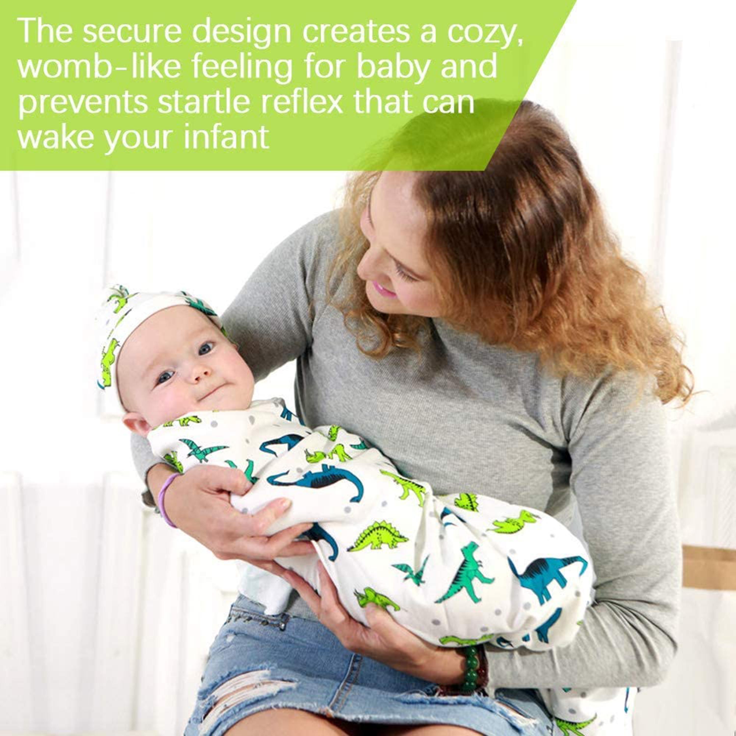 بطانية قماط قطن 100% من ميراكل بيبي-baby-nursery-blanketsandswaddles-swaddlesandsleepingbags-image-3
