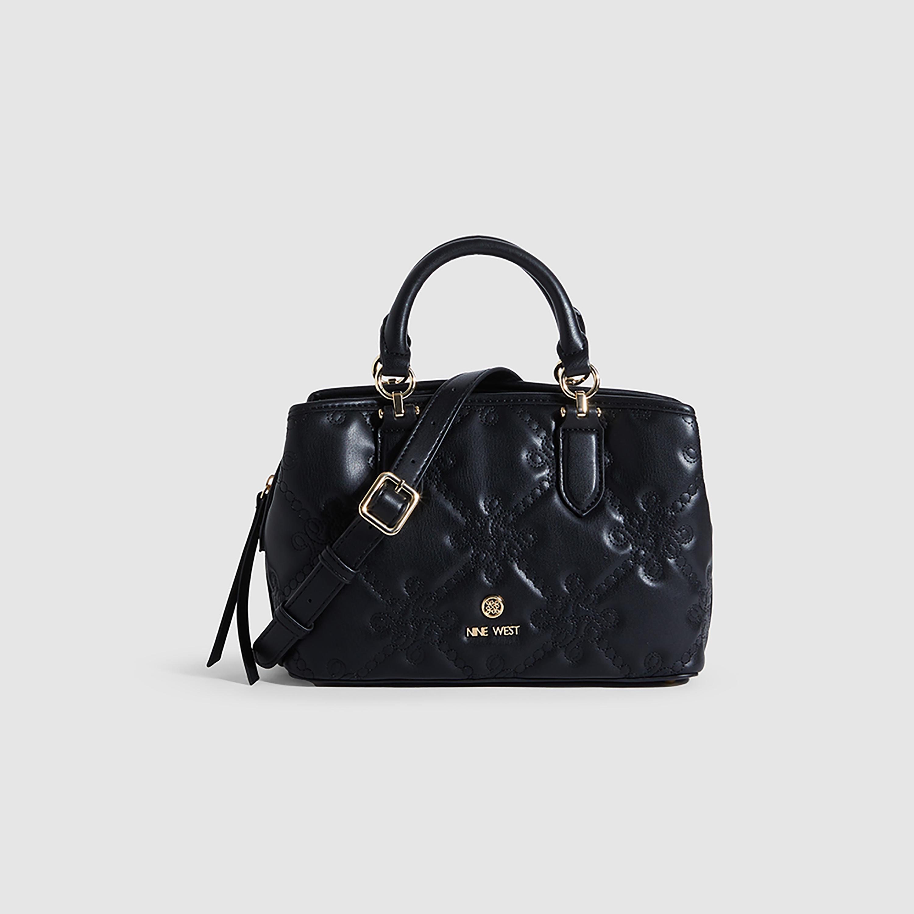 حقيبة مبطنة من ناين ويست بشعار مع سحاب للإغلاق وحزام قابل للفصل-women-bagsandwallets-handbags-image-1