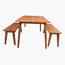 Wooden 4-Seater Outdoor Table and Bench Set-InfluencerCodes_Ramadan26_All_20012026-image-1