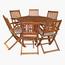 Wooden 6-Seater Outdoor Foldable Dining Set with Umbrella Hole-InfluencerCodes_Ramadan26_All_20012026-image-1