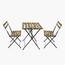 Wooden 2-Seater Foldable Outdoor Bistro Set-InfluencerCodes_Ramadan26_All_20012026-image-1