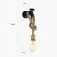 مصباح حائط حبل ومعدن - هامر-household-lighting-walllamps-image-1