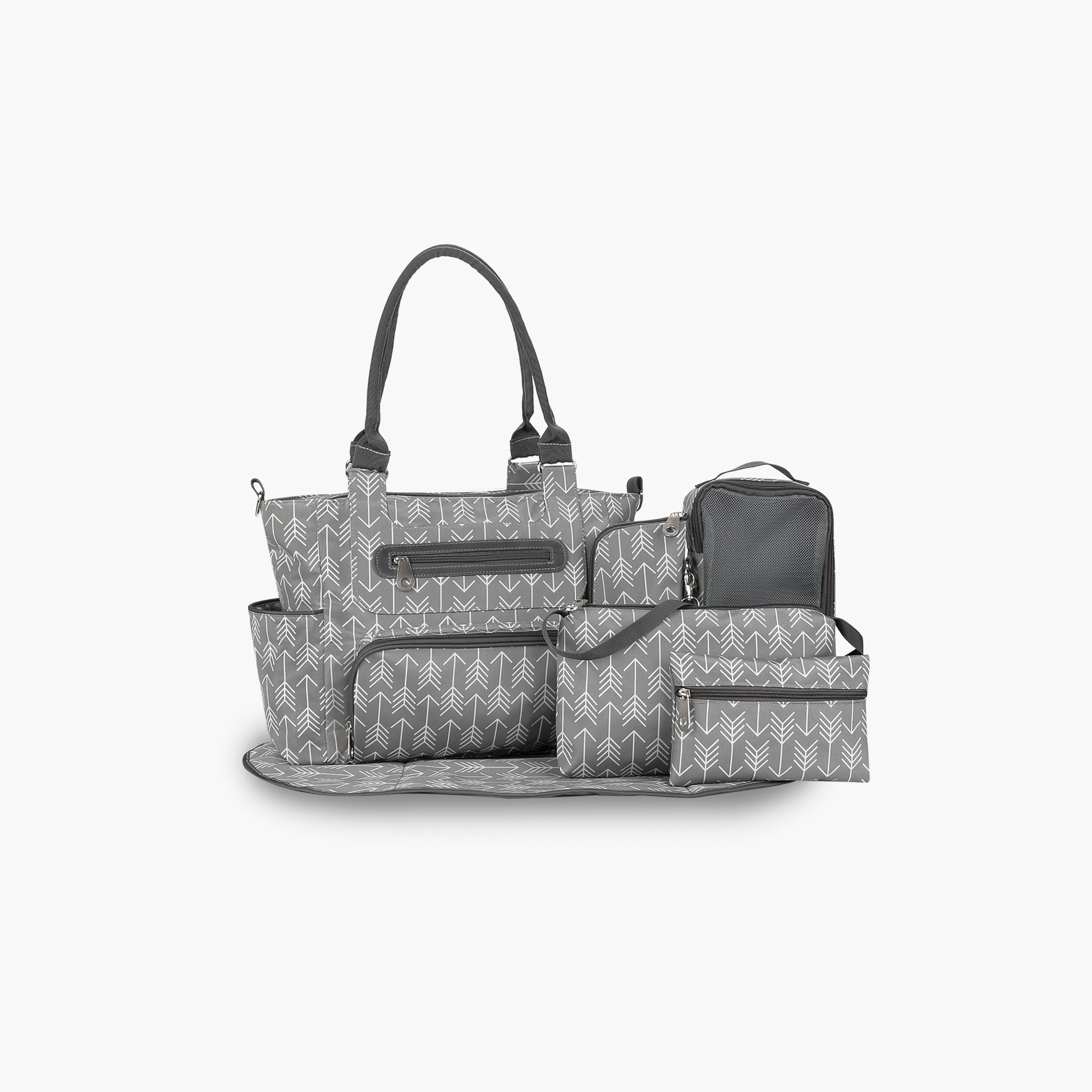 Little Story 6-Piece Diaper Bag Set with Hooks-baby-diapering-diaperbags-image-1
