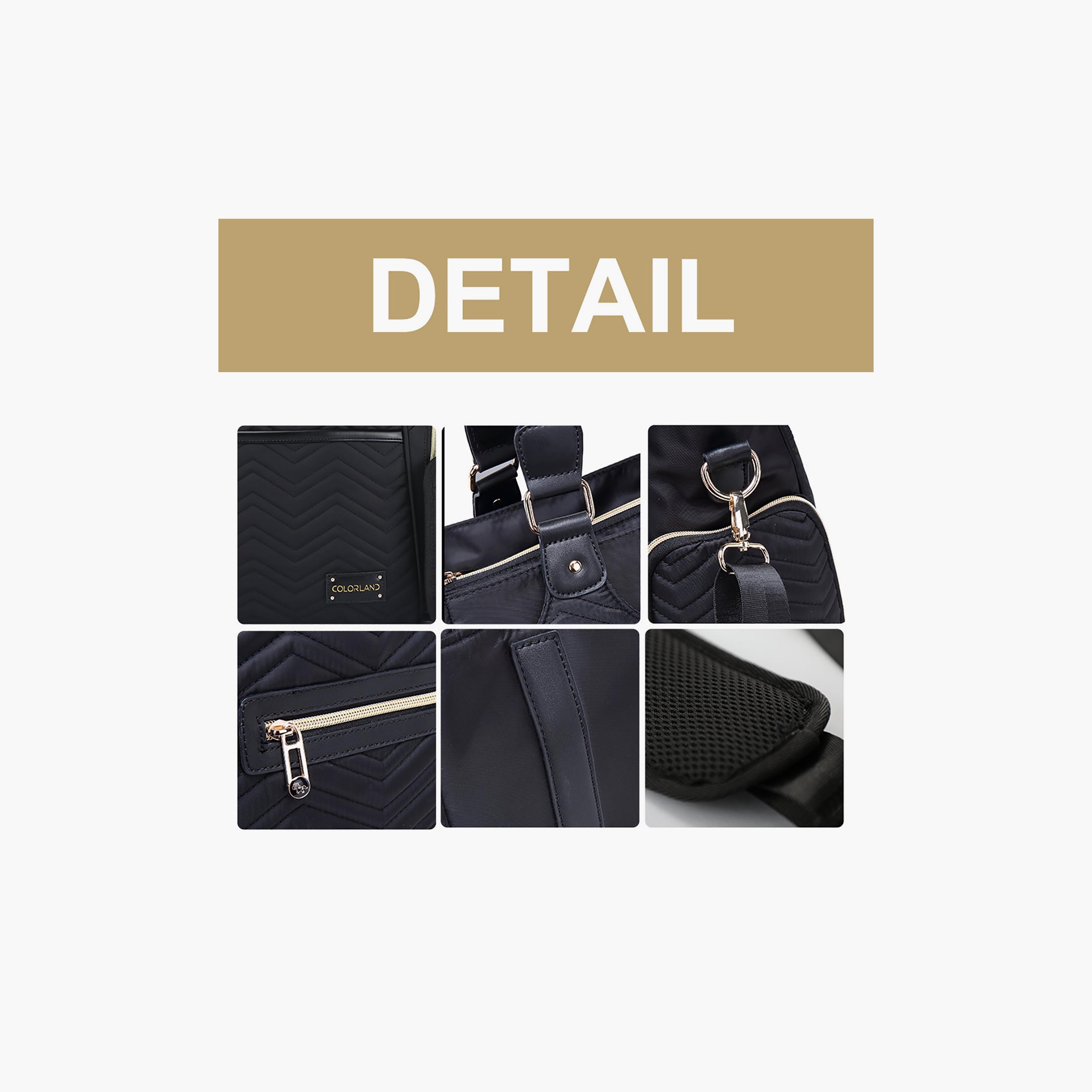 Little Story Matilda Diaper Bag, Black-baby-diapering-diaperbags-image-3