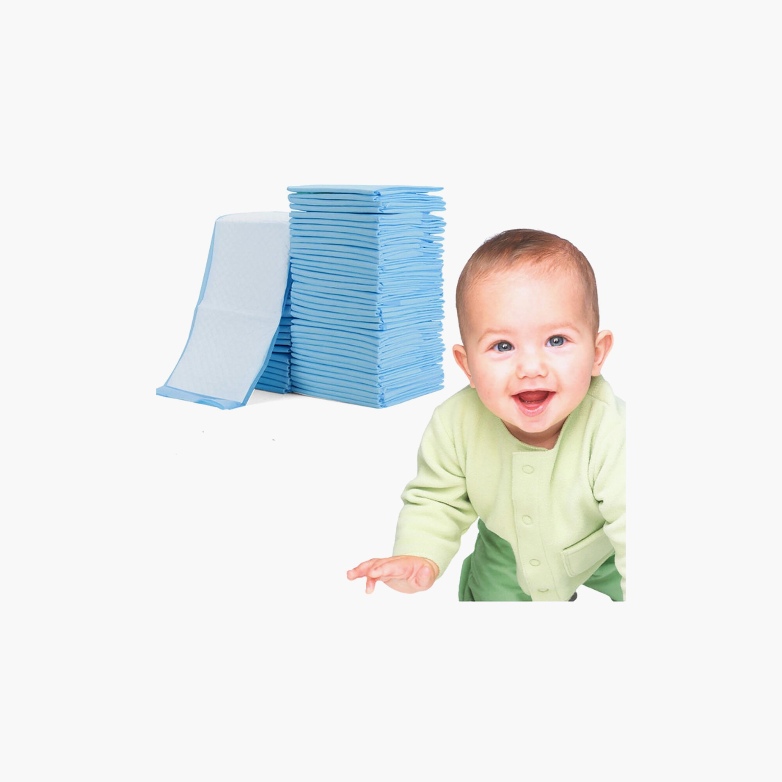 حصائر تغيير الحفاضات للاستخدام مرة واحدة من ليتل ستوري، 50 قطعة-baby-diapering-changingmats-image-4