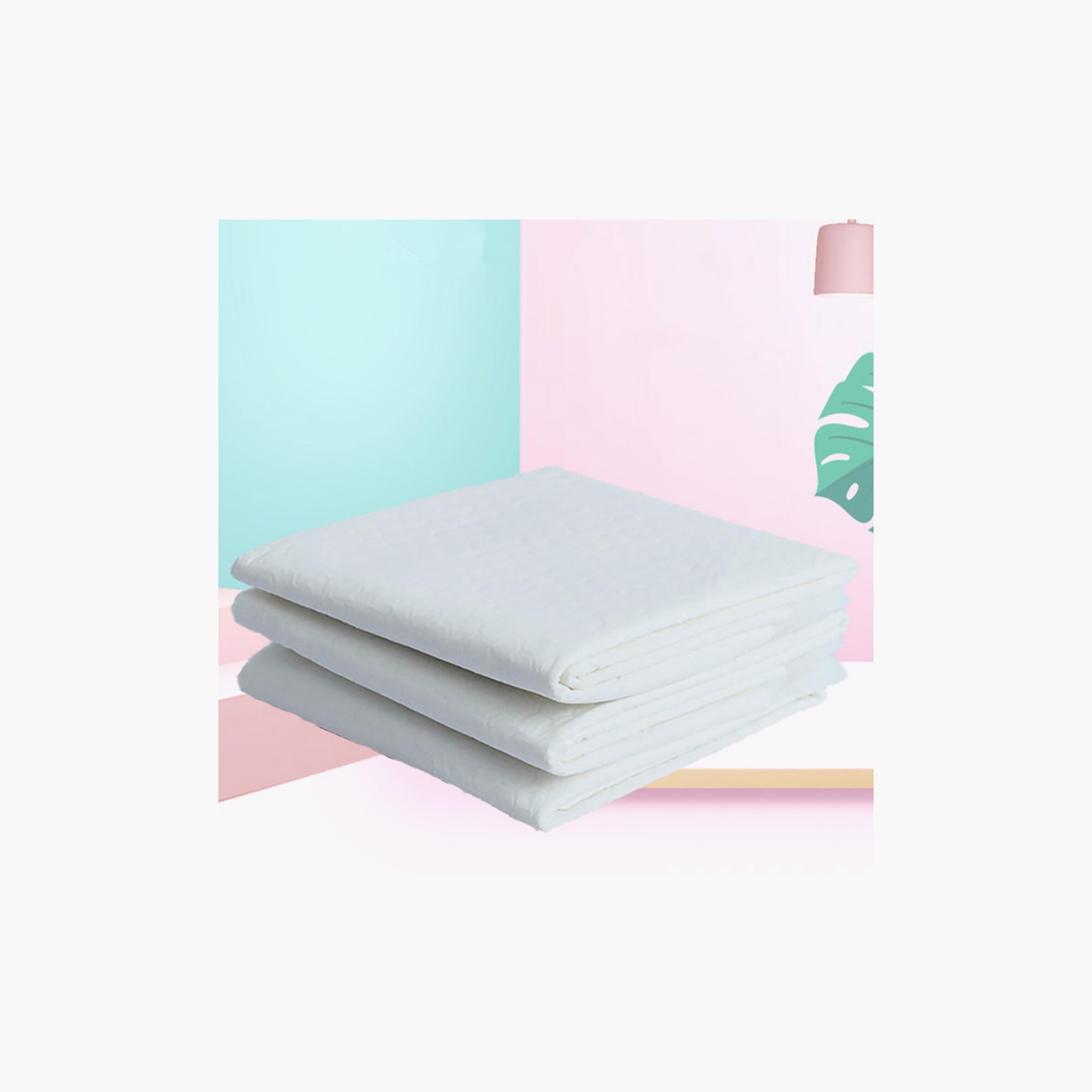 حصائر تغيير الحفاضات للاستخدام مرة واحدة من ليتل ستوري، 50 قطعة-baby-diapering-changingmats-image-12