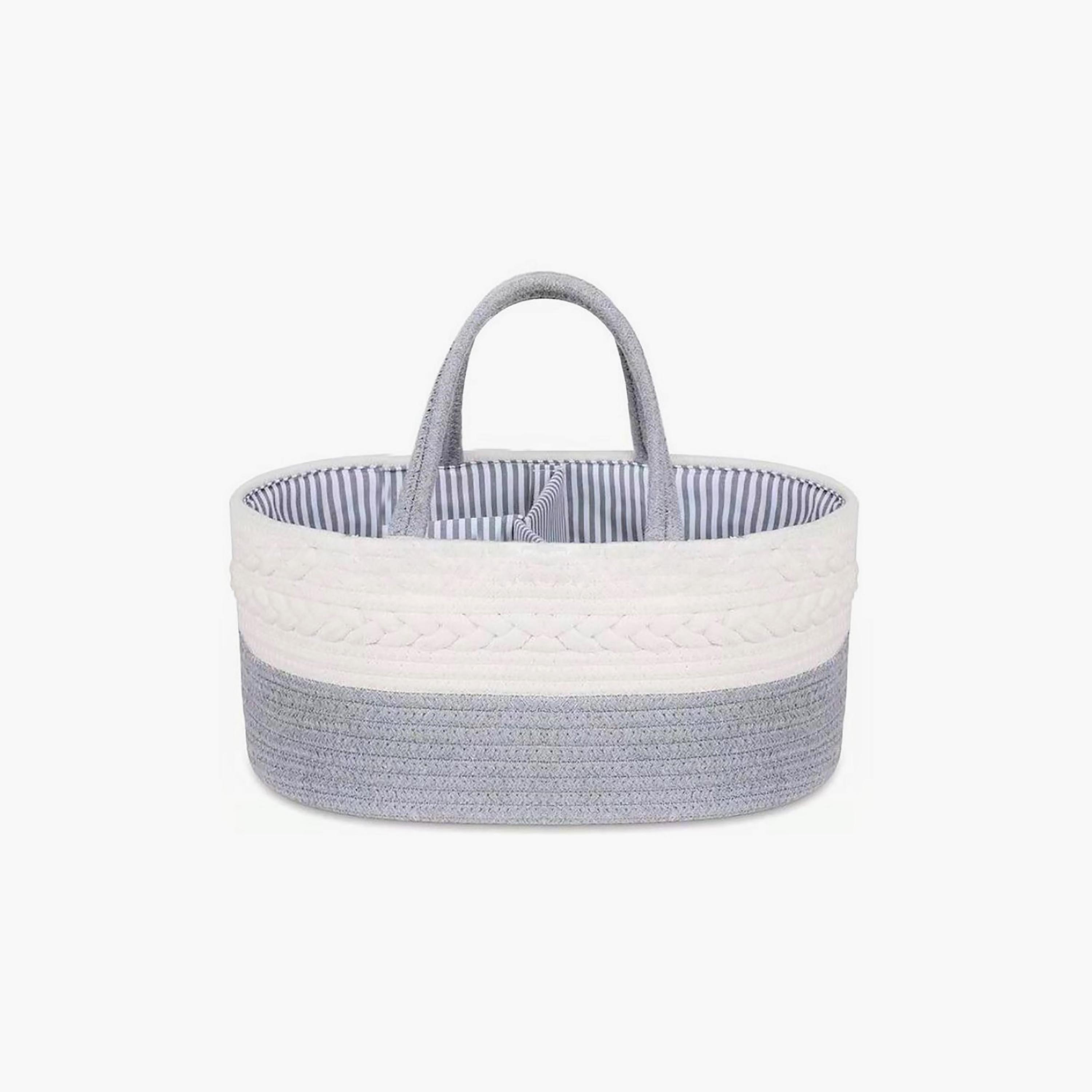 Little Story Cotton Rope Diaper Caddy-baby-diapering-diaperbags-image-1