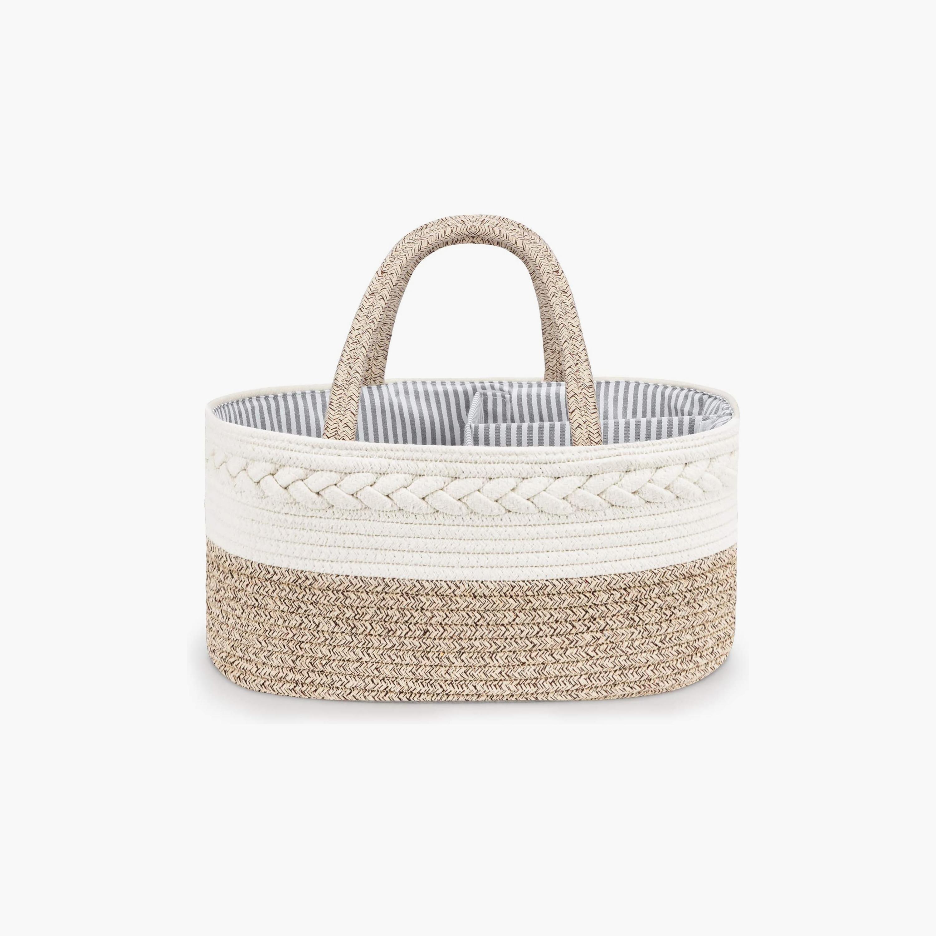 Little Story Cotton Rope Diaper Caddy-baby-diapering-diaperbags-image-1