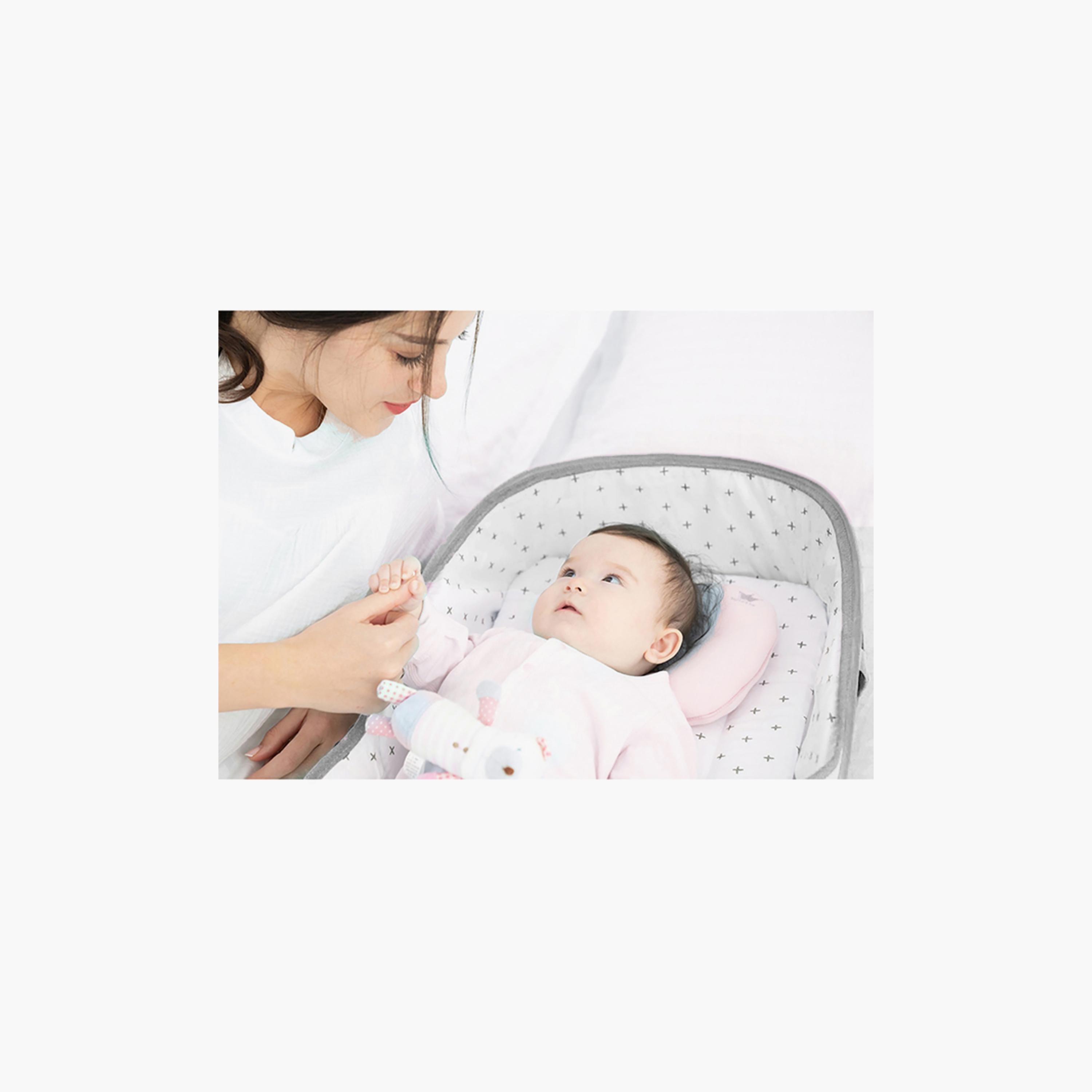 Sunveno Portable Bed & Diaper Bag - Grey-baby-gear-travelaccessories-image-2