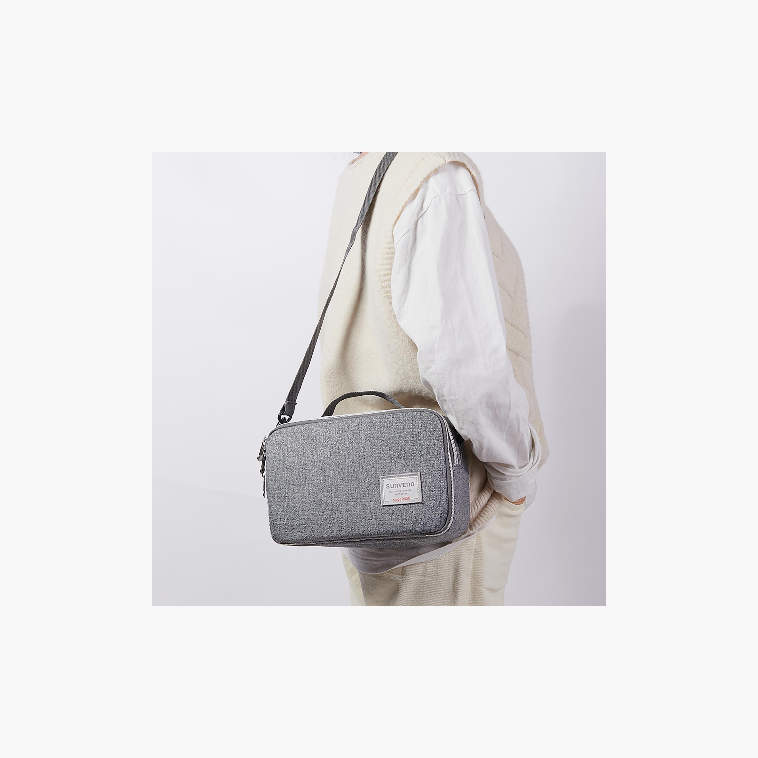 Sunveno Diaper Changing Clutch with Mat, Grey-baby-diapering-diaperbags-image-5